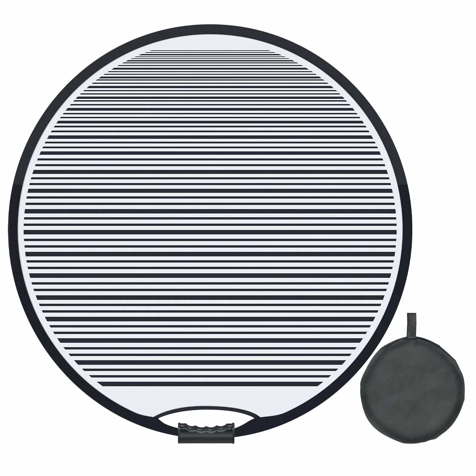Lavagna Riflettente Ammaccature 80 cm Pieghevole LED per Auto