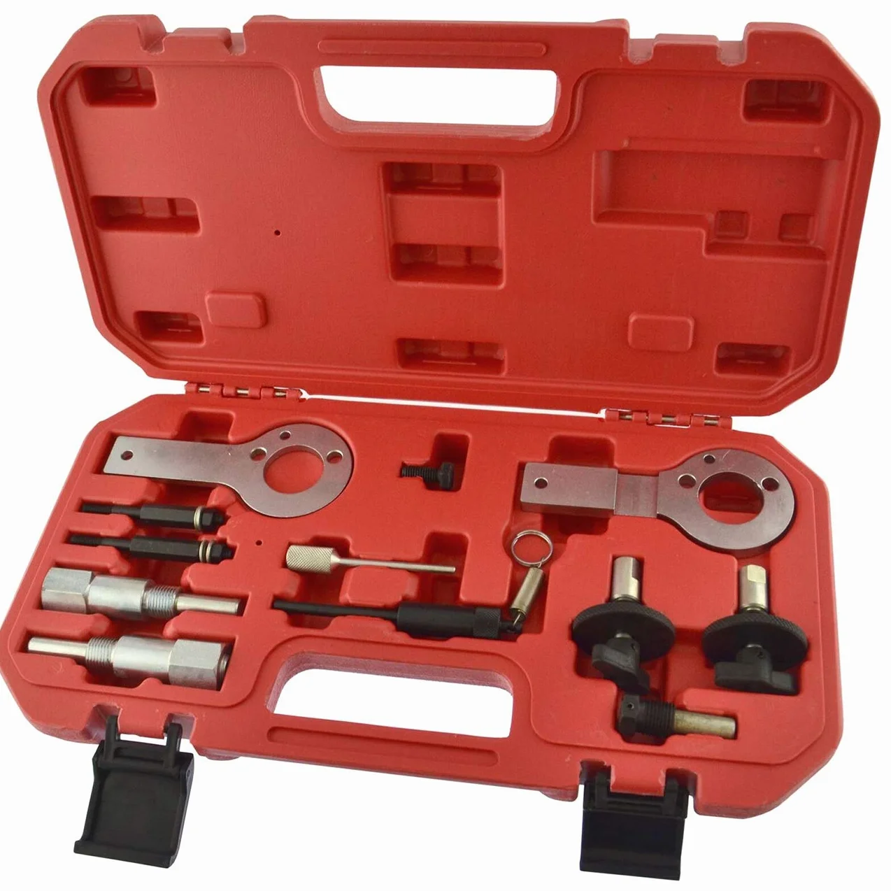 Kit Messa in Fase Compatibile con Fiat, Opel, Saab 1.3 1.9 Multijet CDTi TiD – Fasatura Motori Diesel a Cinghia e Catena – Set Professionale con Custodia in Plastica – Motori Z13DT Z19DTH