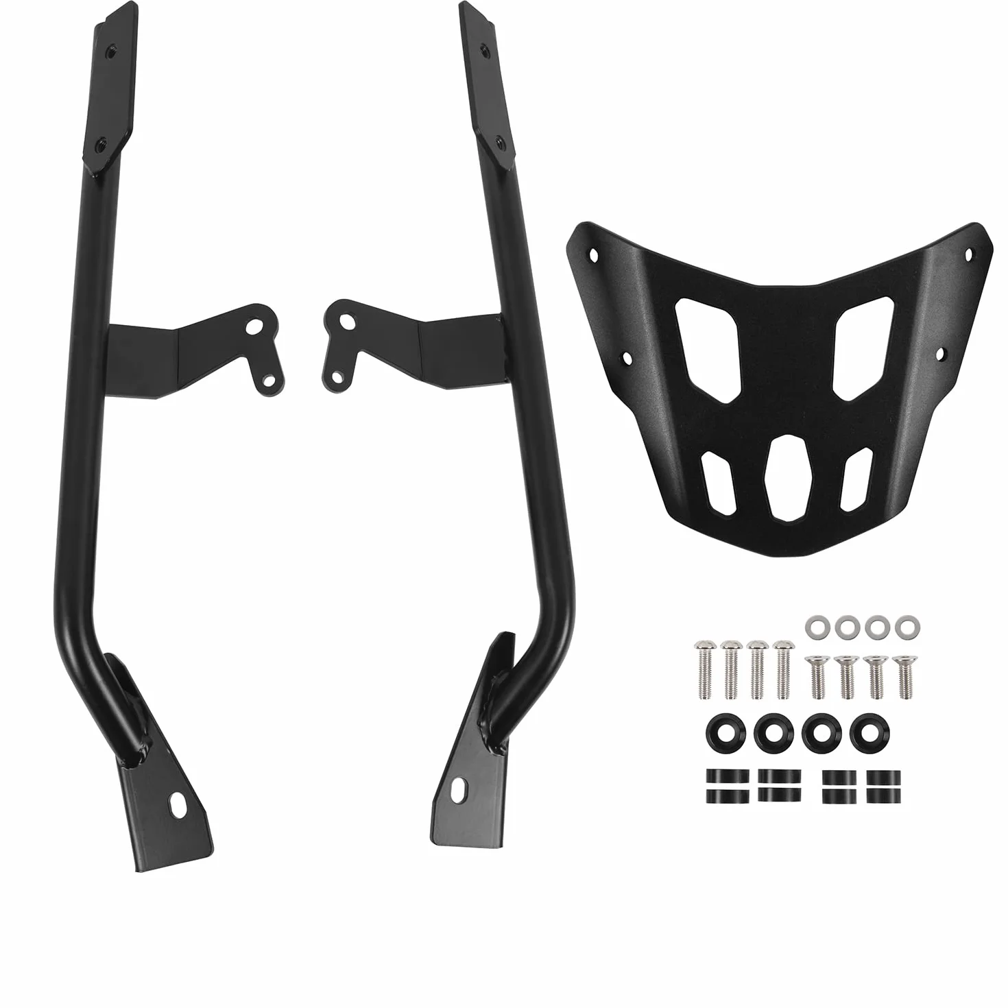 Portapacchi posteriore per moto Supporto per portapacchi Supporto per piastra per telaio compatibile con X-ADV 750 XADV750 2021 2022 2023 2024
