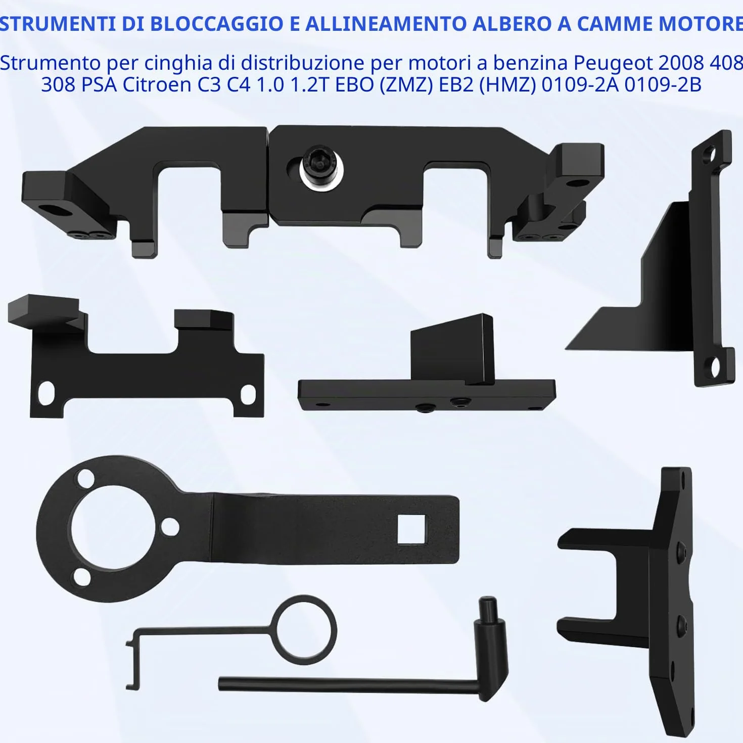 ZKTOOL Strumento di Bloccaggio Allineamento Albero a Camme Motore per Citroen Peugeot Opel 1.0 1.2 Benzina