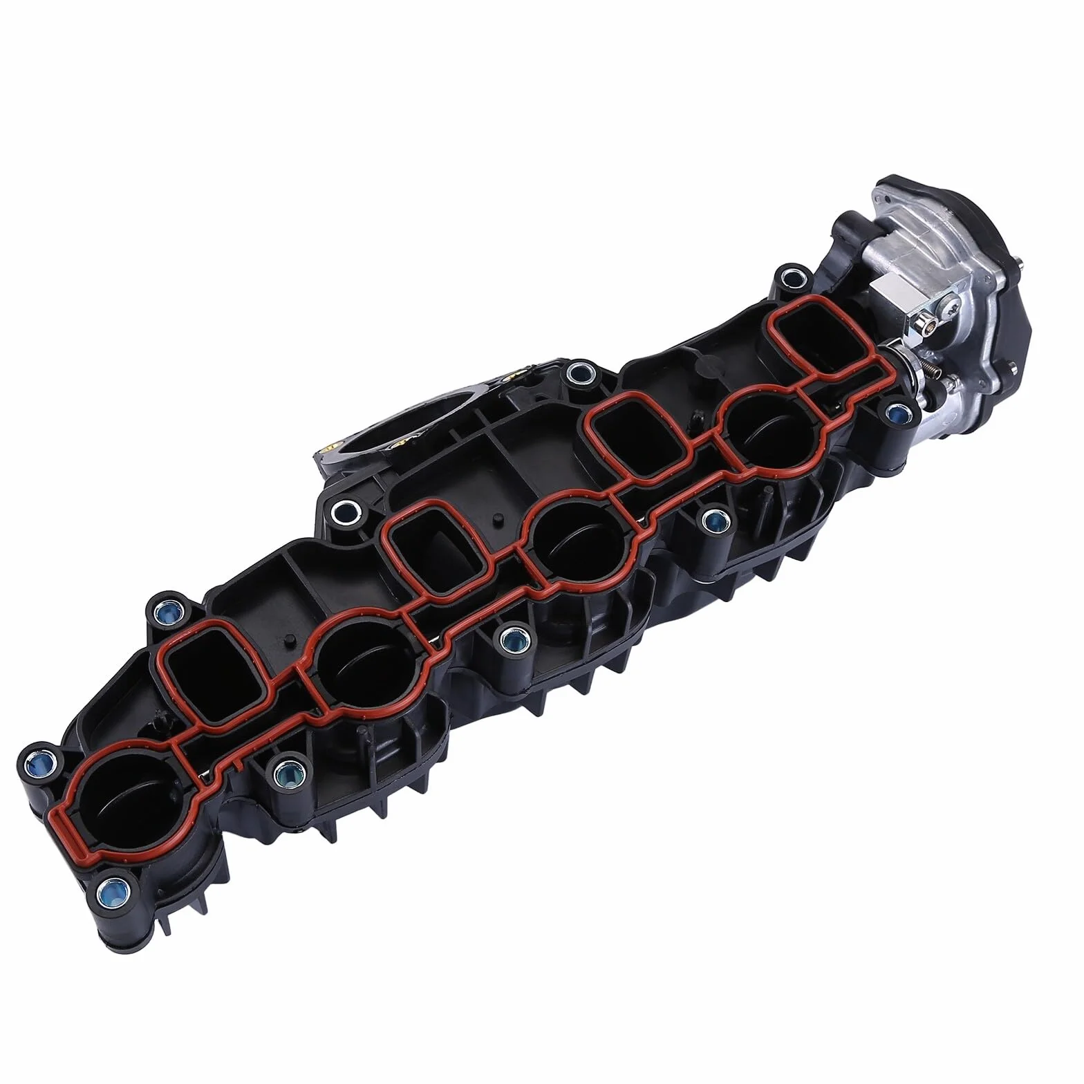Collettore di aspirazione con guarnizione, 03L129711AG Collettore di aspirazione Modulo di aspirazione compatibile con Audi A3 A4 A5 A6 Q5 Seat Exeo Leon Skoda Octavia Yeti Eos Golf Jetta