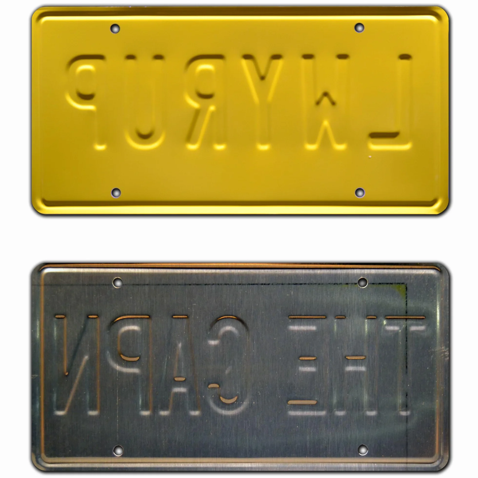 Breaking Bad | THE CAPN + LWYRUP | Metal Stamped License Plates