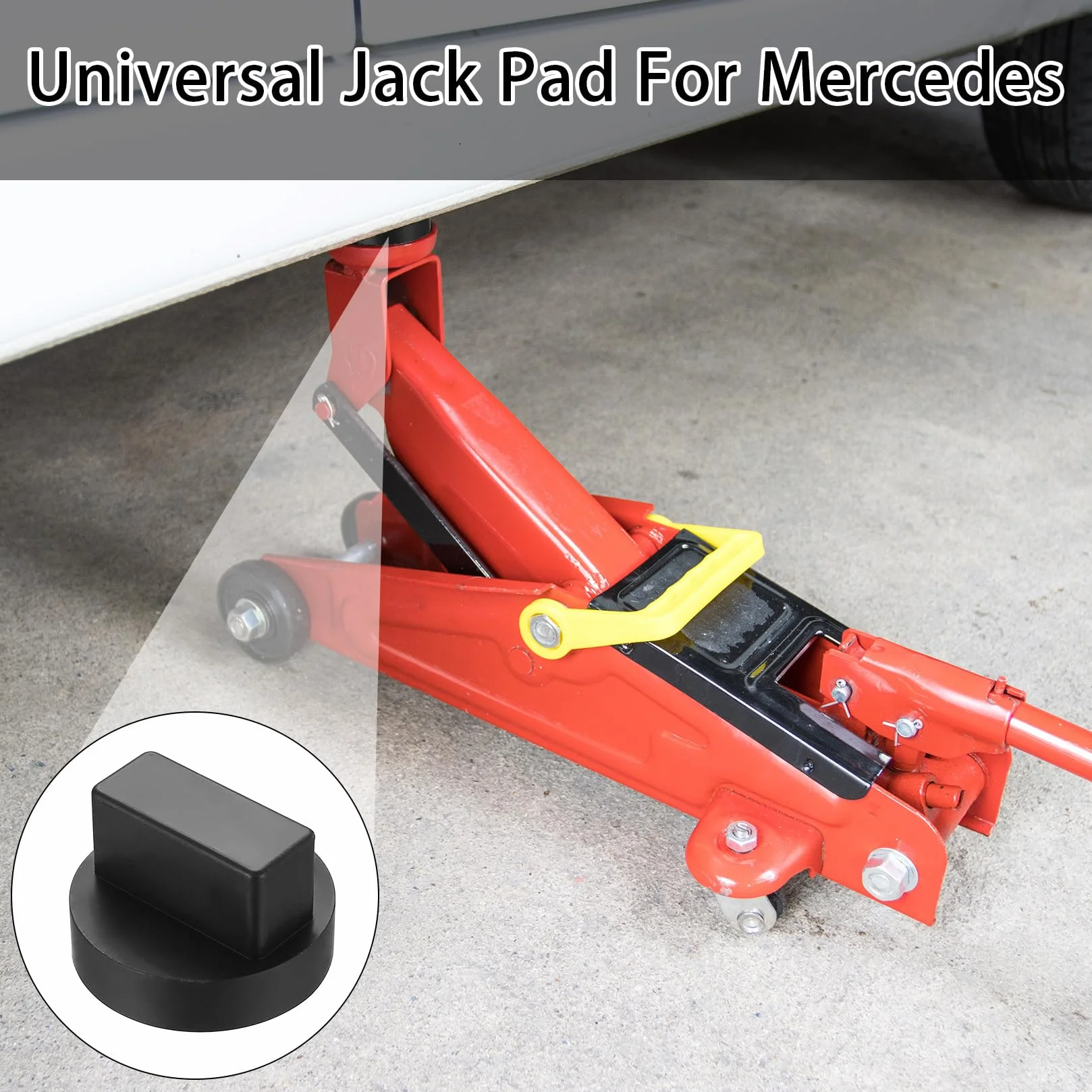Tampone Gomma Cric Idraulico Mercedes Benz Classe W210 W211 W212 A207 C207 Supporto Telaio