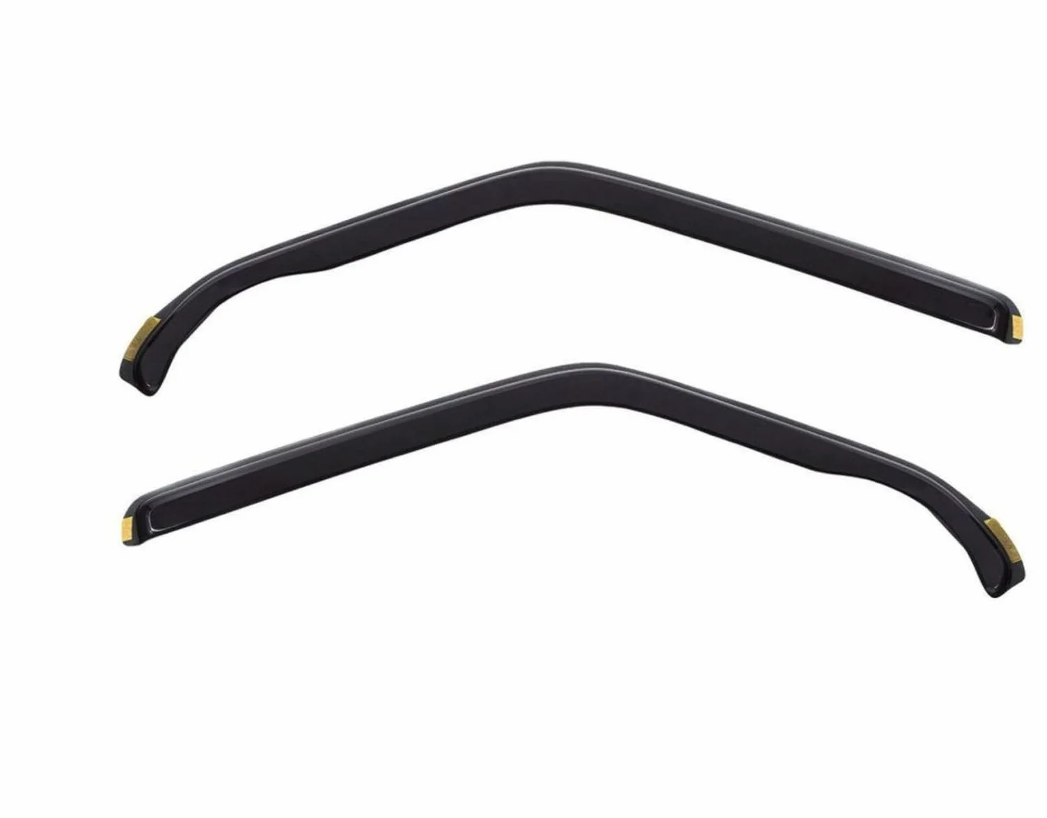 J&J AUTOMOTIVE Deflettori d'Aria per Volkswagen T5 T6 Caravelle, Trans-Porter, Multivan 2003-2019, Set da 2 Pezzi, Nero fumé