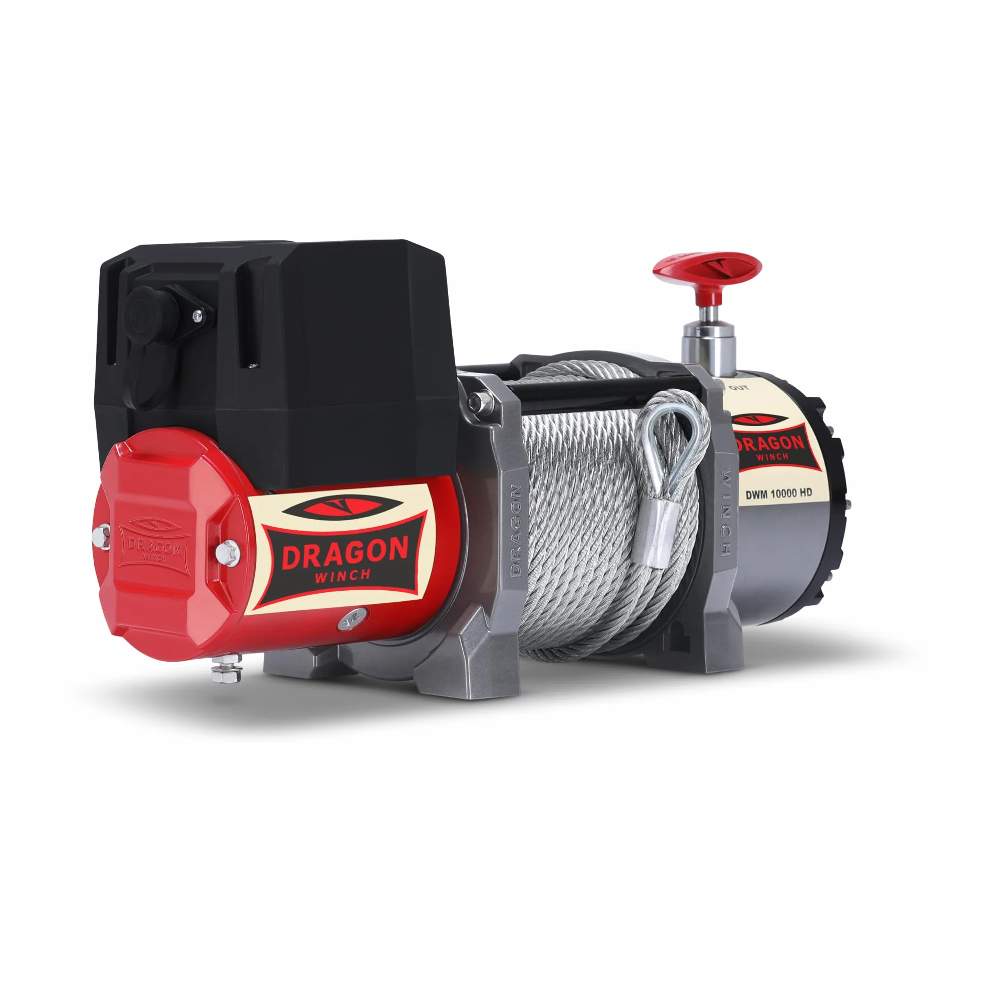 Verricello Elettrico Maverick 12V 10000 lbs (4536 kg) Cavo in Acciaio 24m DRAGON WINCH