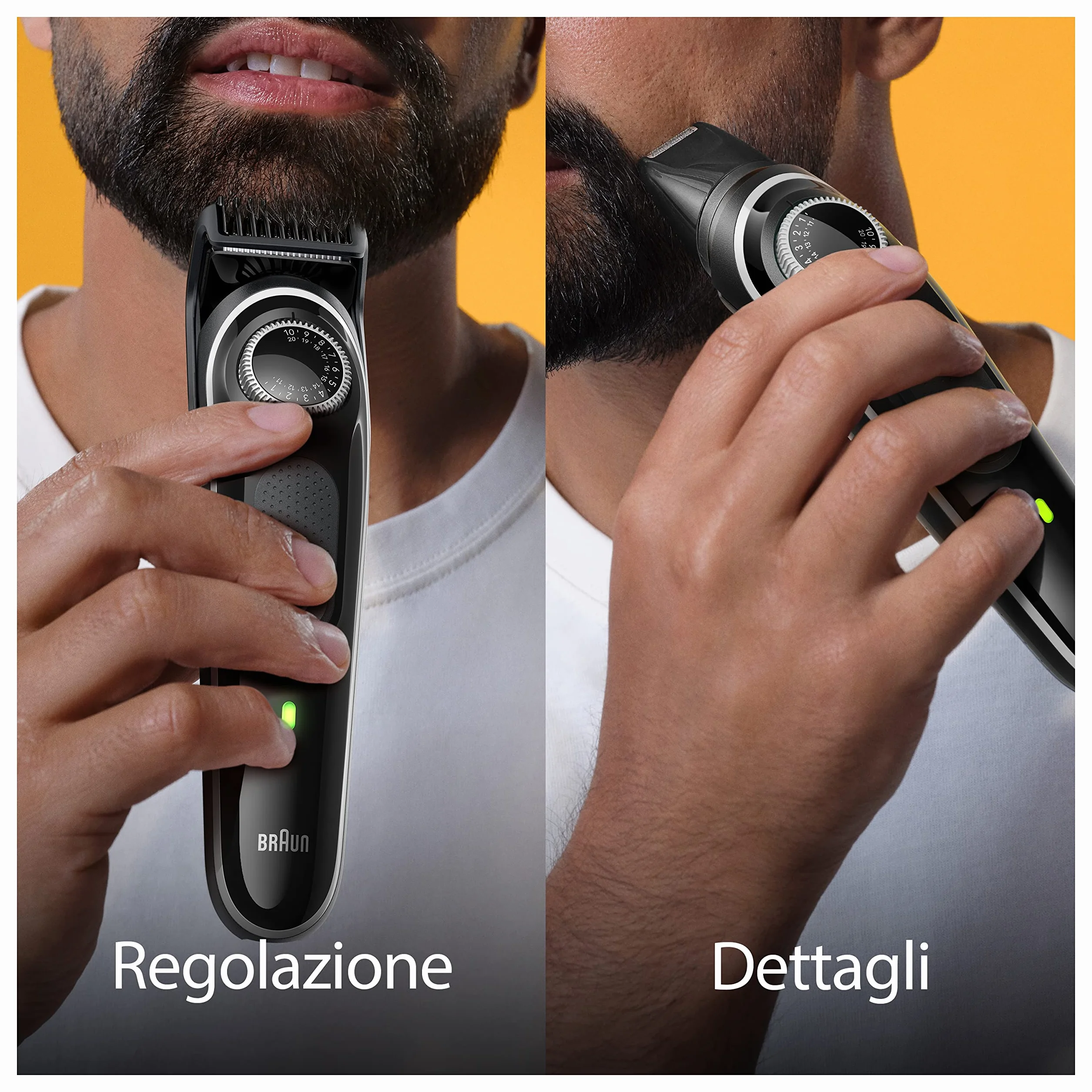 Braun Series 3 Rasoio Elettrico Barba BT3440 Nero 40 Lunghezze 80 Minuti Senza Fili