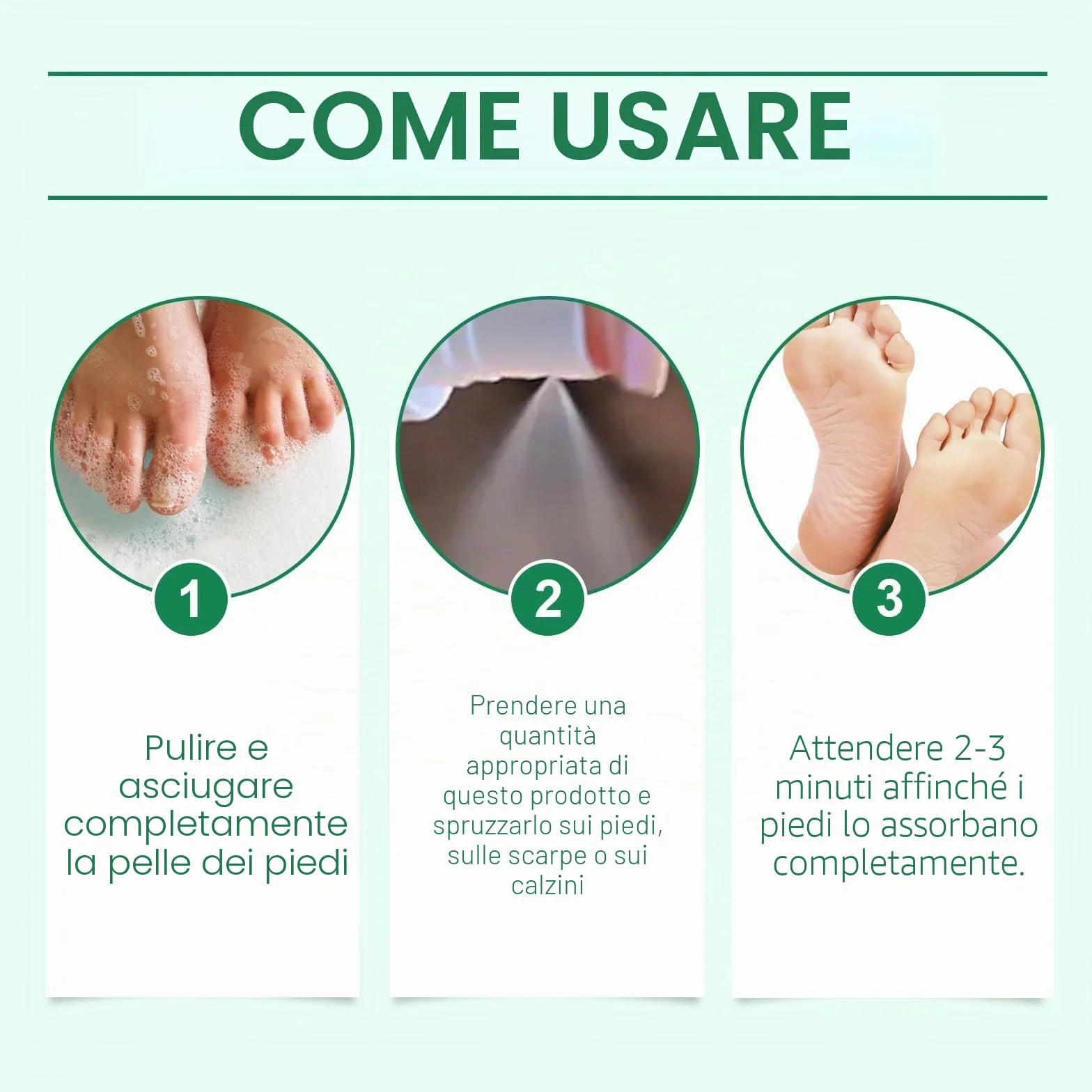 Spray per piedi Olio di Tea Tree Antimicrobico Antiodore Scarpe Calzini Freschezza Protezione Funghi