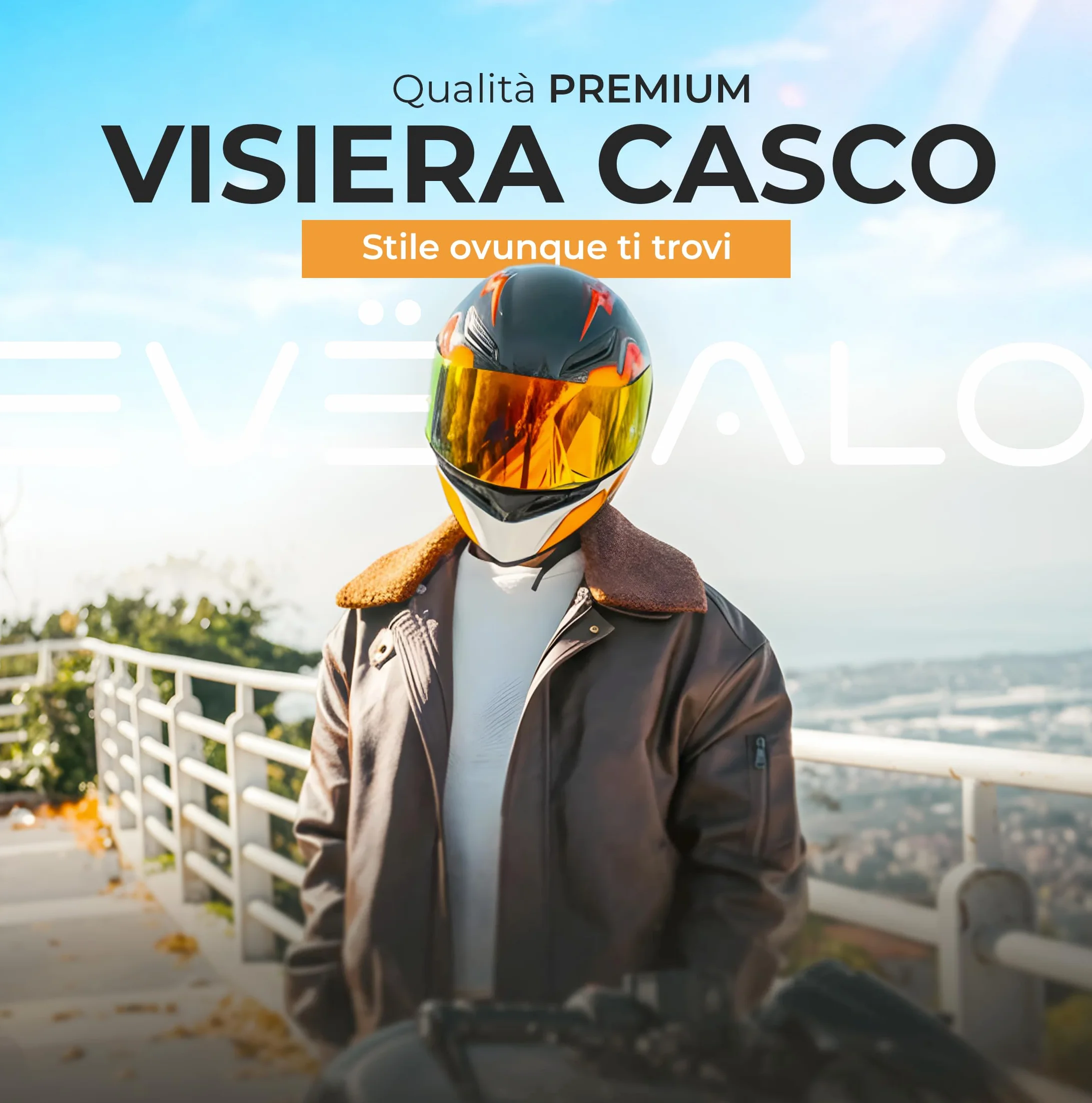 Visiera Compatibile con Agv K1 - K1s - K3sv - K5 - K5s - S4sv - Horizon - Skyline - Strada - Stealth sv - Compact - GT-2 (Dark Fume')