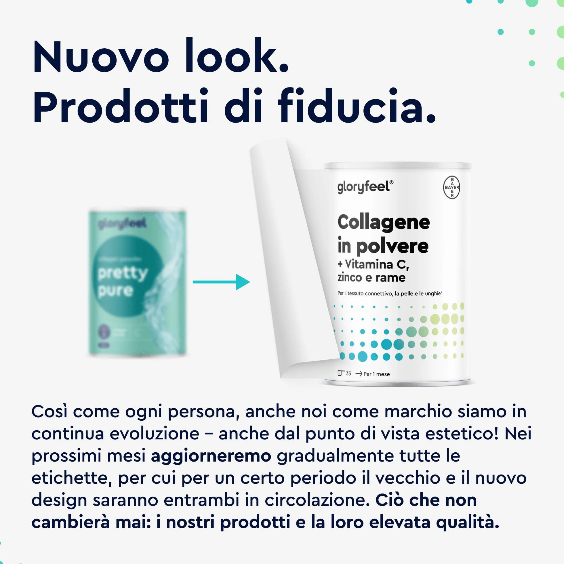 Collagene in Polvere GELITA AG 500 g 12500 mg Peptidi di Collagene con Vitamina C Antiossidante
