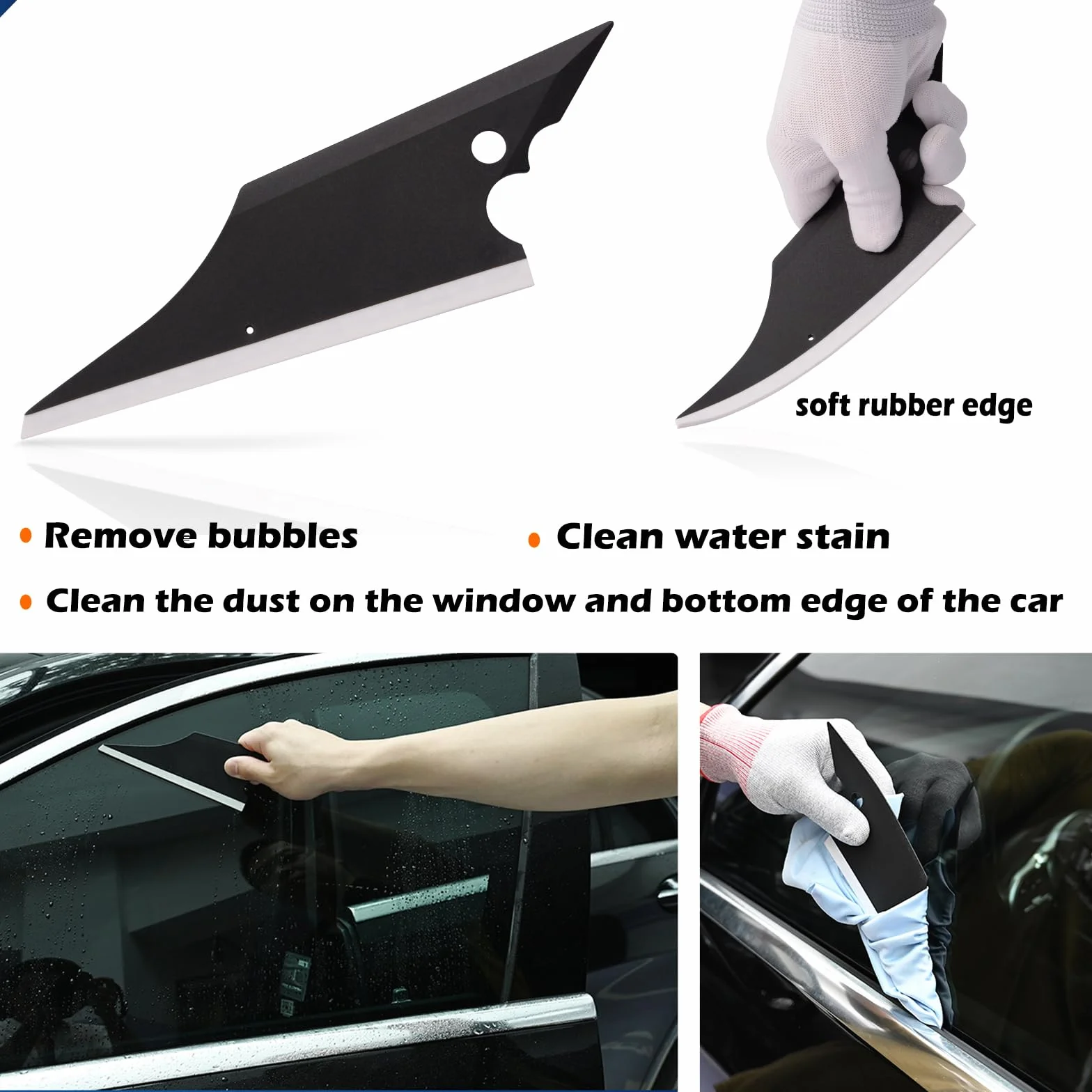 Ehdis Kit di Attrezzi per Installazione e Oscuramento Vetri Auto, Pellicola Wrapping e Carbonio