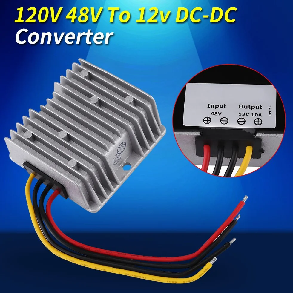 Convertitore DC-DC 48V a 12V Step-Down 10A 120W Alimentazione