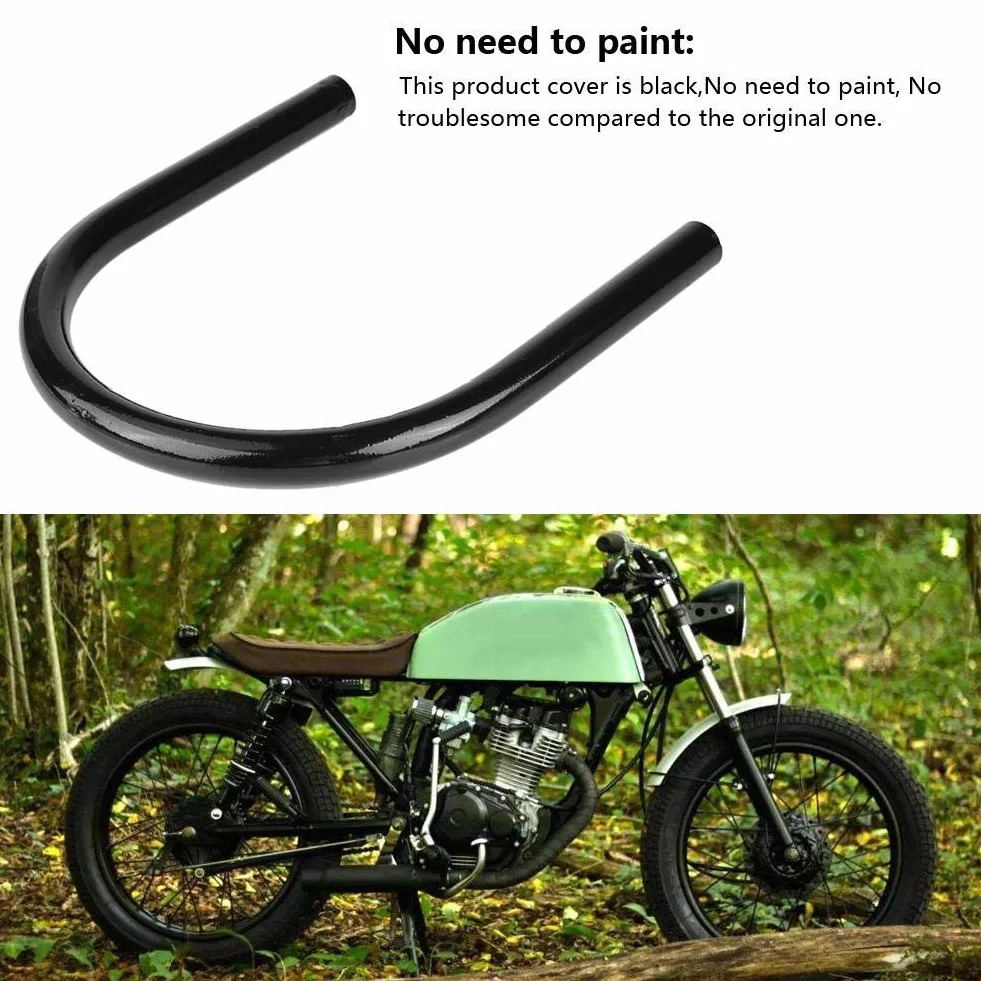 KIMISS Telaio Moto,Motociclo Sedile Posteriore Telaio Staffa di montaggio Telaio Loop Cerchio Montaggio Seggiolini Auto Accessori(230mm-L)
