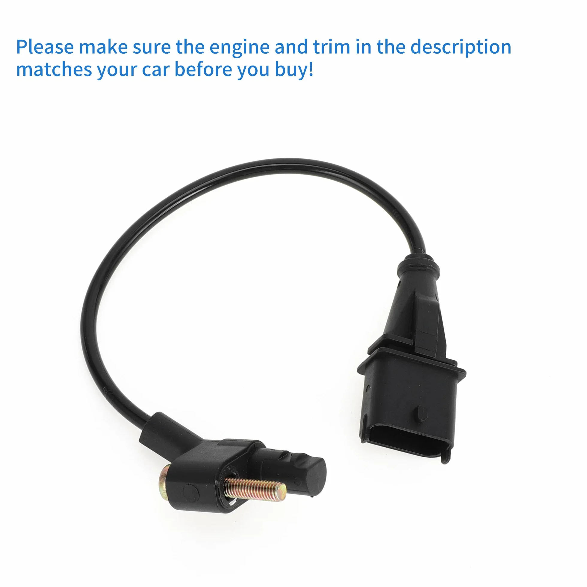 1 Pc Sensore di Posizione Albero a Gomiti per JEEP Cherokee 2.8 CRD 4x4 2008-2010 Resistente Metallo Plastica Nero Sensore CKP Motore
