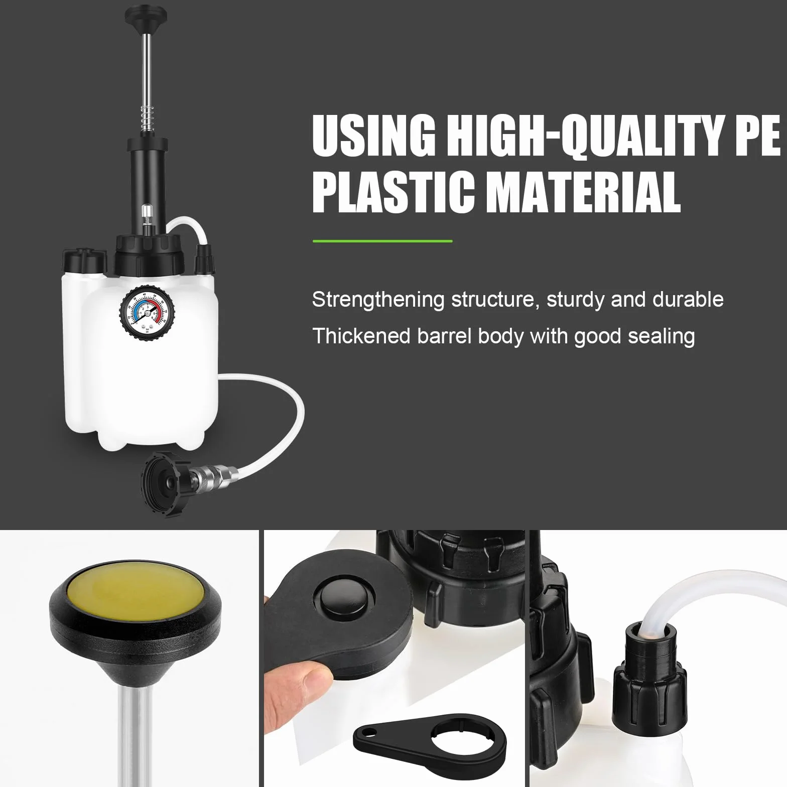ASUNCELL 3L Auto Freno Sfiato Kit Ricambio Spurgo Freni Frizione con Adattatore E20