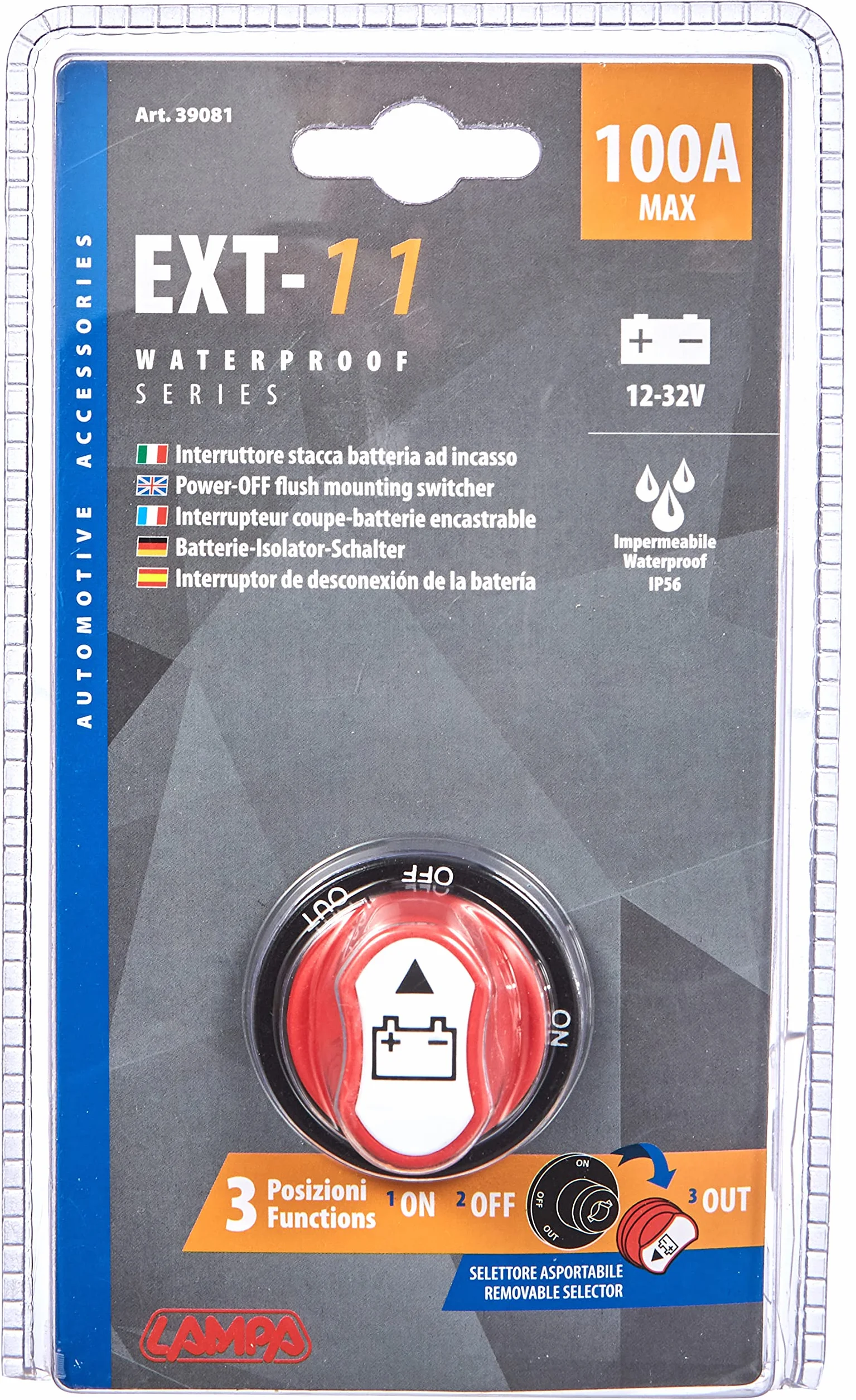 LAMPA 39081 Interruttore principale Batteria