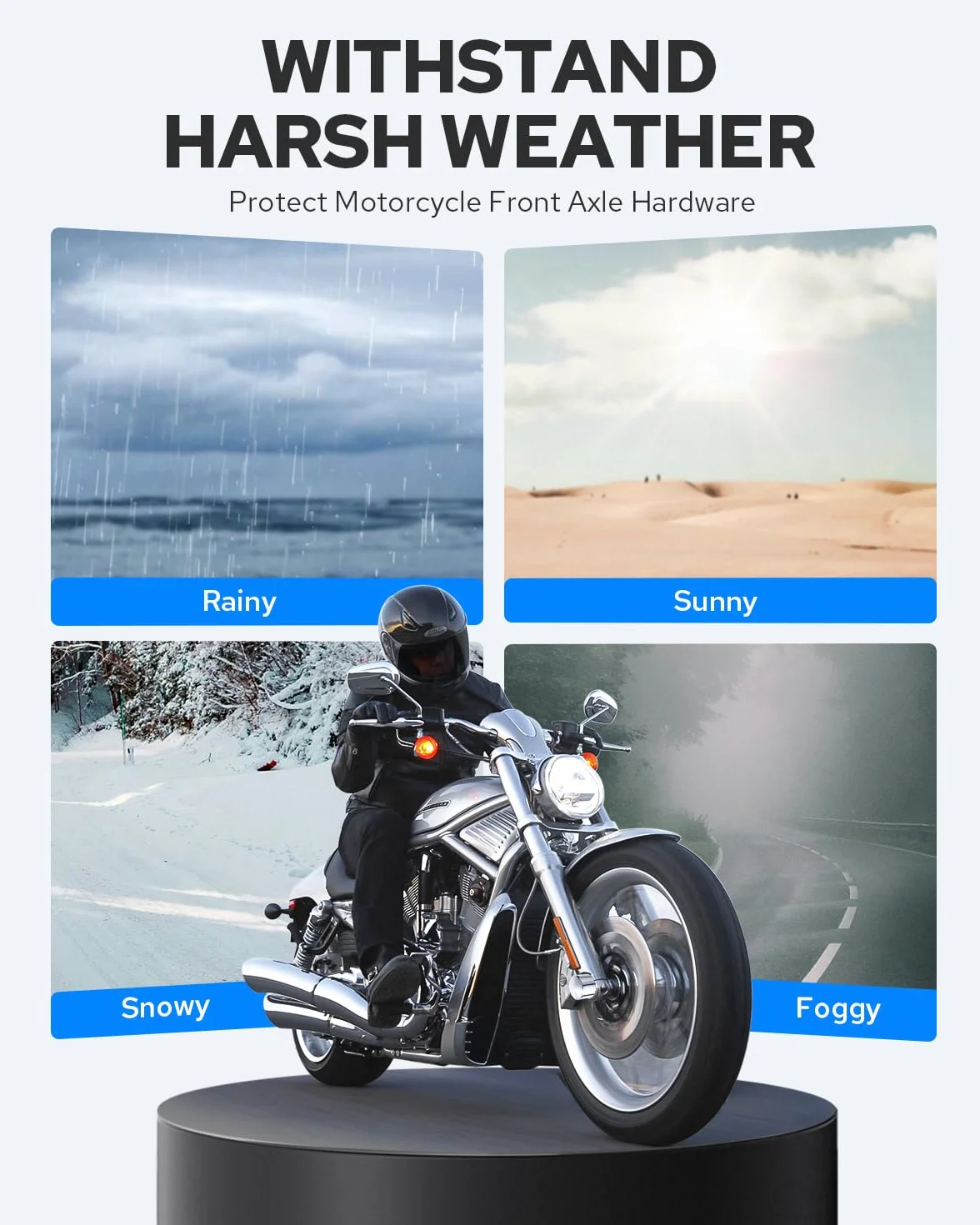 Tappo cromato per dado dell'asse Benlari compatibile Harley Davidson Touring Softail 2002-2019