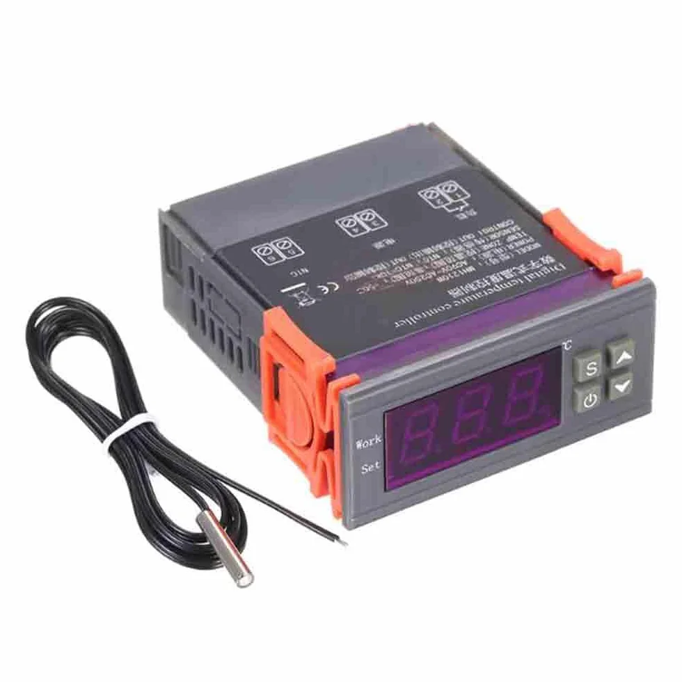 MH-1210W 10A Intelligent Digital Display Temperature Controller Switch 12V 24V 220V (AC110-220V)