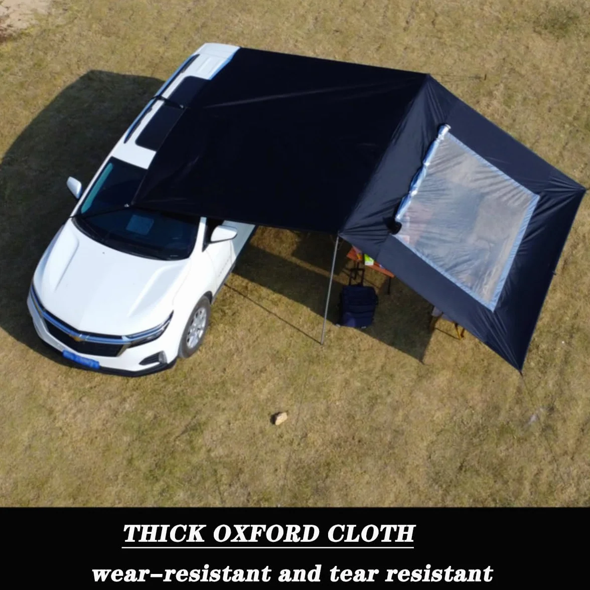 2.9x4.8m Universale Tendalino da Camper Auto Leggero Facile da Costruire Veranda per Roulotte Protezione da Sole e Pioggia Camping Tarp Canopy