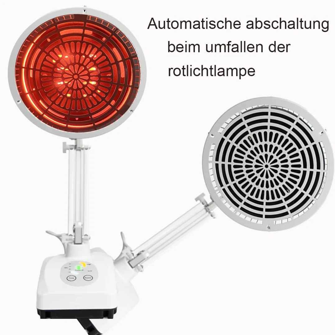 Lampada riscaldante a luce rossa 300W infrarossi con timer regolabile TDP per schiena spalle ginocchia collo