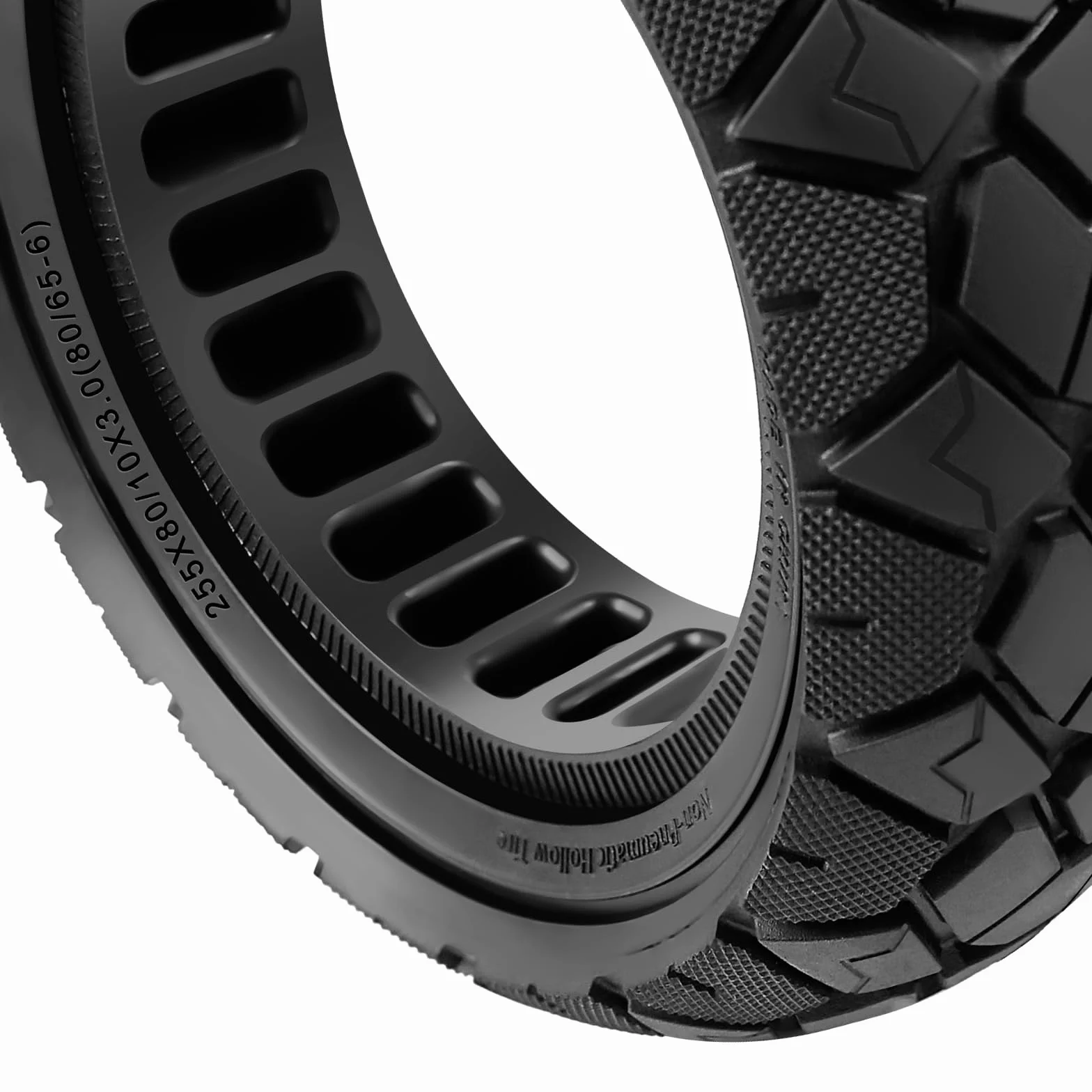 Pneumatico solido 10x3 80/65-6 per Kugoo M4/M4 Pro/Kukirin G2 Max, Joyor Y8-S, Nanrobot D6+, Kaabo Mantis Scooter elettrico 10" 255x80 pneumatico pneumatico di ricambio ad alta elasticità (1