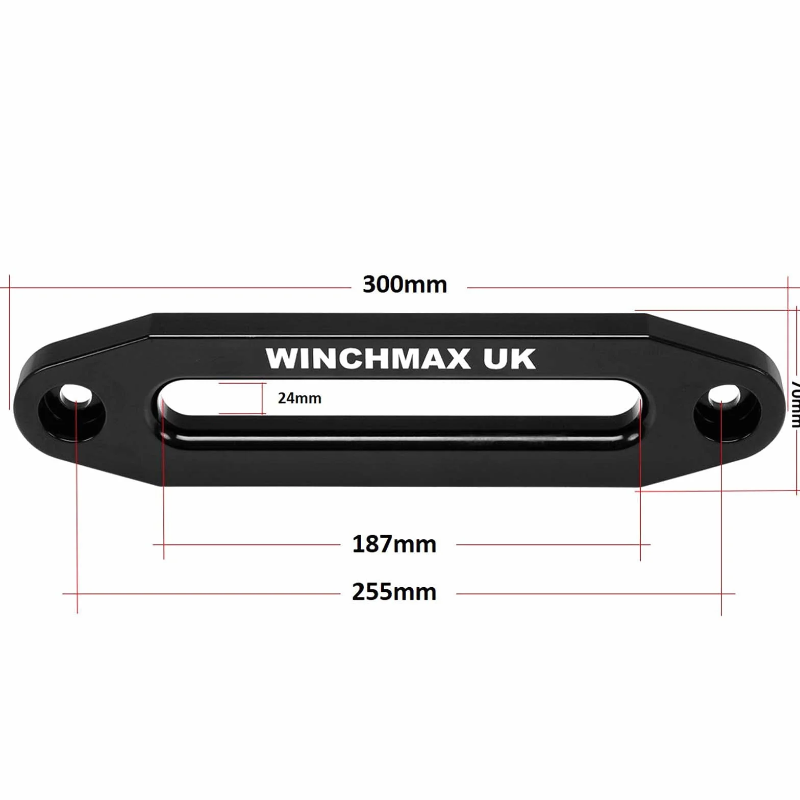 Verricello Elettrico Winchmax 13500 lb 6123 kg 24V Arancione Corda Sintetica Dyneema SK75