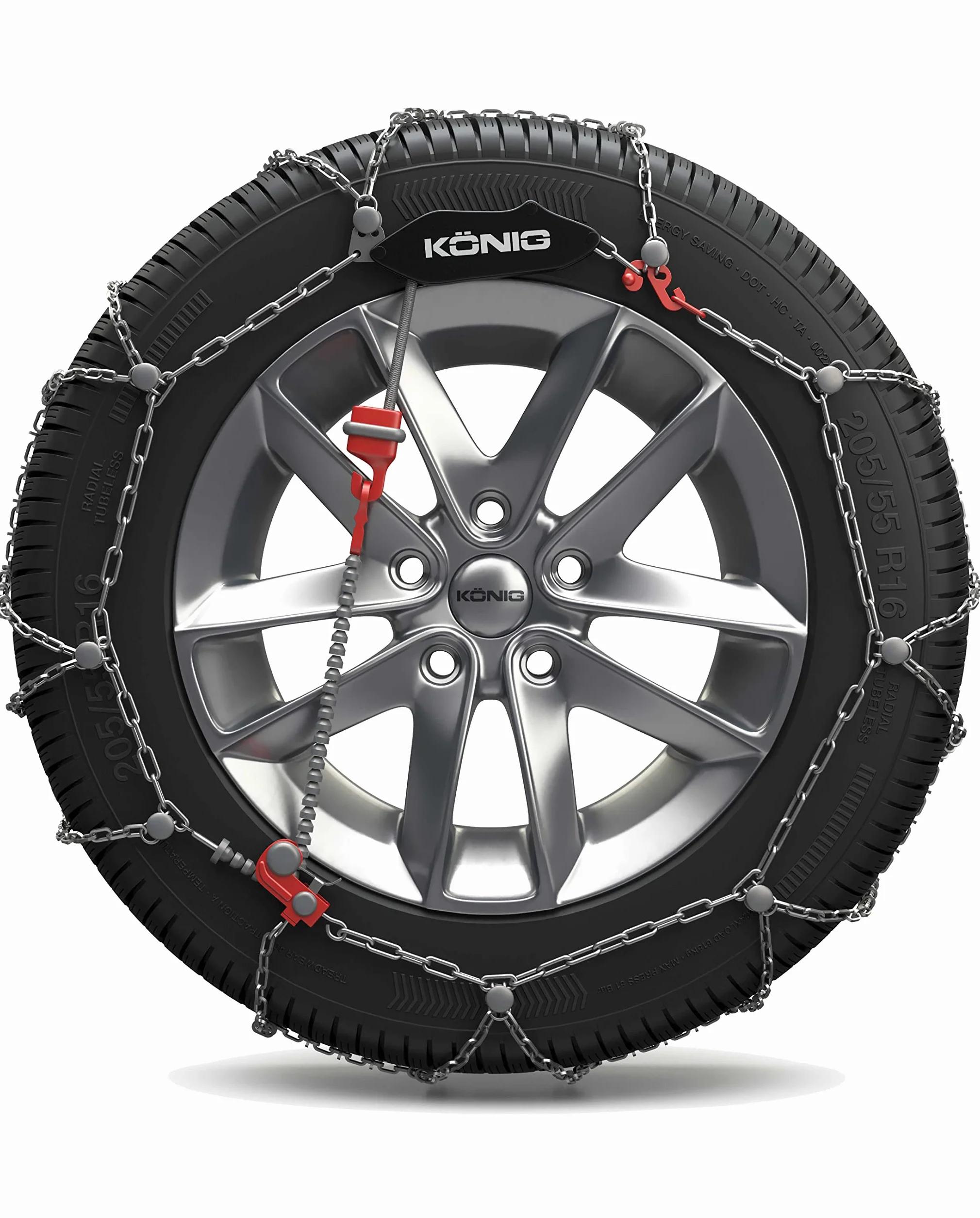 KÖNIG CL-10 080 - Catene da Neve, 1 Paio