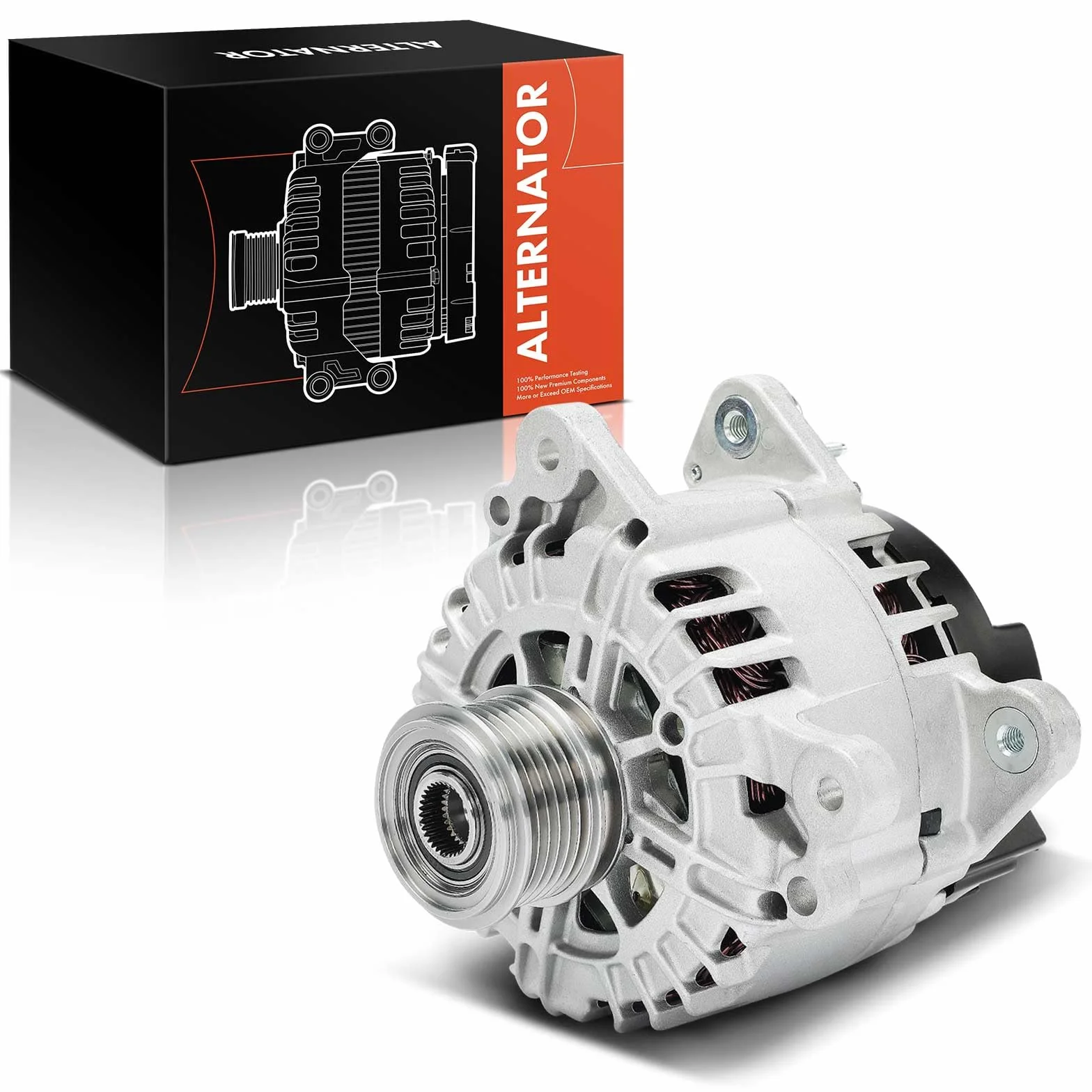 Frankberg Alternatore Generatore Compatibile con Polo 6C1 6R1 1.4L Polo 6C1 6R1 1.2L Golf VI 5K1 1.6L Golf VI Variante AJ5 1.6L T.o.u.r.a.n 1T3 2.0L Replace# 0986081160