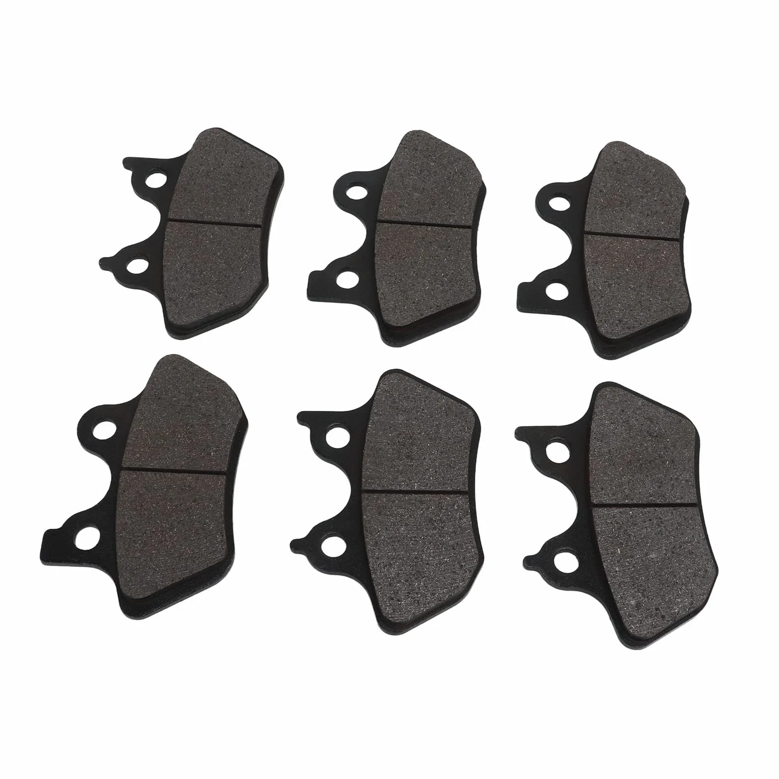 Aramox FA400 Set di 6 Pastiglie Freno Anteriori Posteriori in Metallo