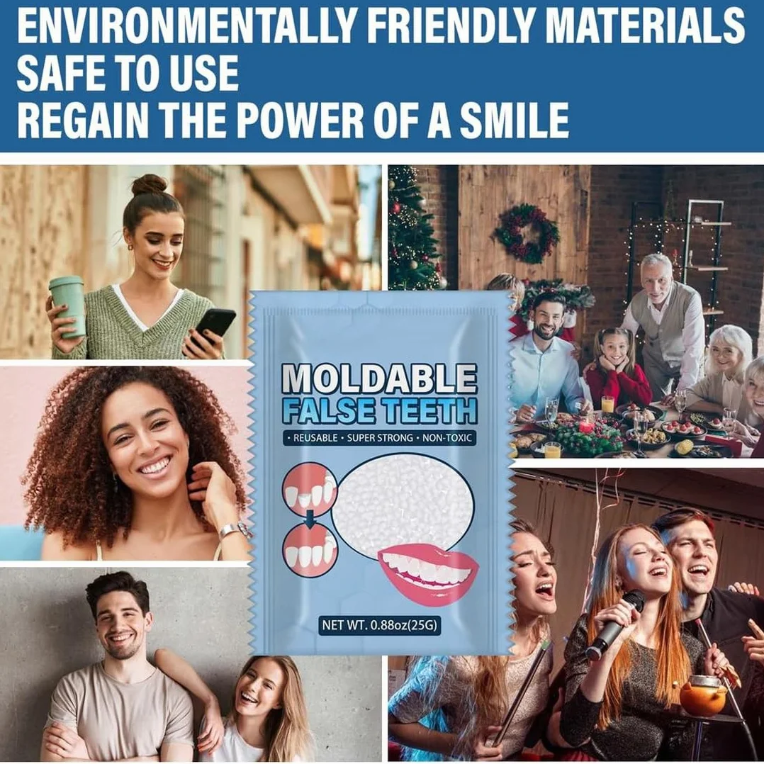 Dentiera Provvisoria Kit Riempimento Dente 25g