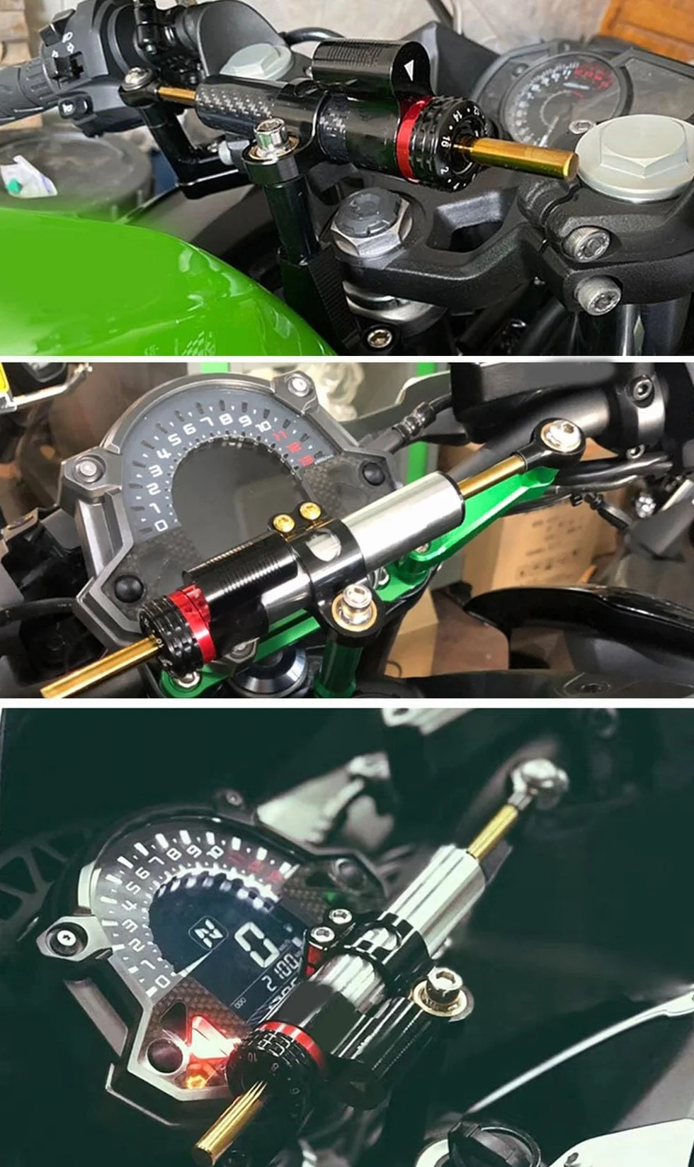 Per DUCATI Panigale 1199 1199S PANIGALE V4 V4s S2r1000 S4 S4R S4RS Moto Ammortizzatore Di Sterzo Stabilizzatore Lineare Invertito Staffa