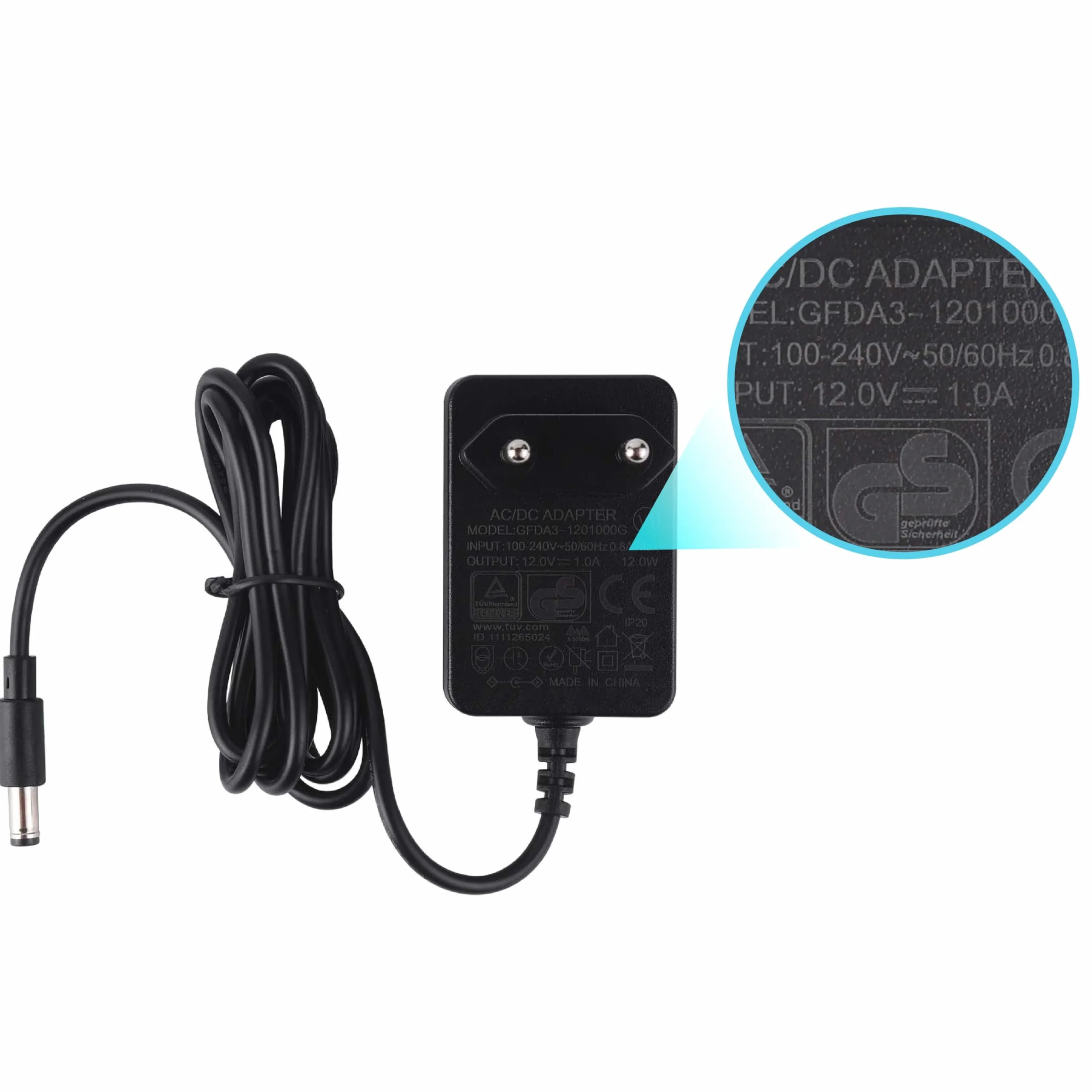 Caricabatterie 12V 1A per auto elettriche giocattoli bambini SUV ATV Jeep