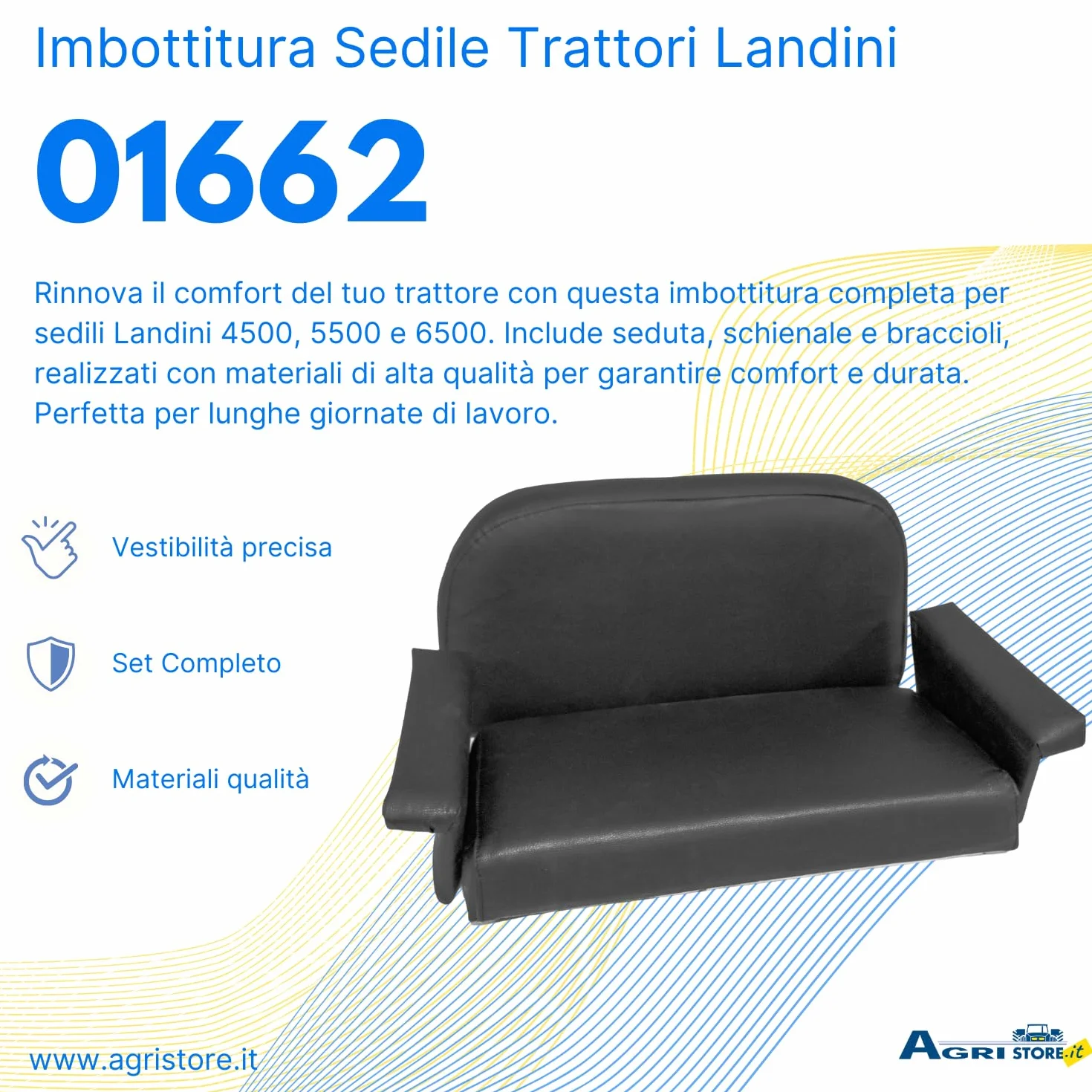 Imbottitura Sedili Ama per Trattori Landini 4500/5500/6500