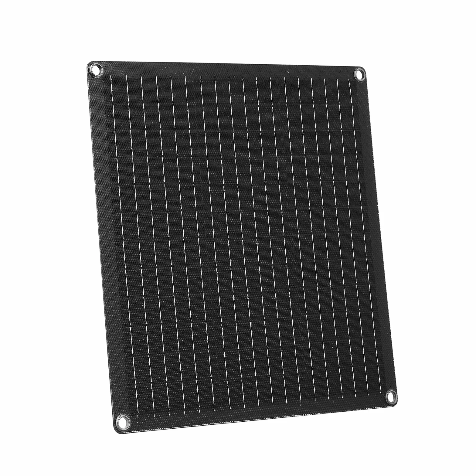 VEVOR Caricabatteria Solare da 20 W 12 V, Caricabatteria Solare con Regolatore Integrato 3 Cavi di Collegamento, Impermeabile IP67, Portatile per Camper, Auto, Moto, Barche, Furgoni, Roulotte