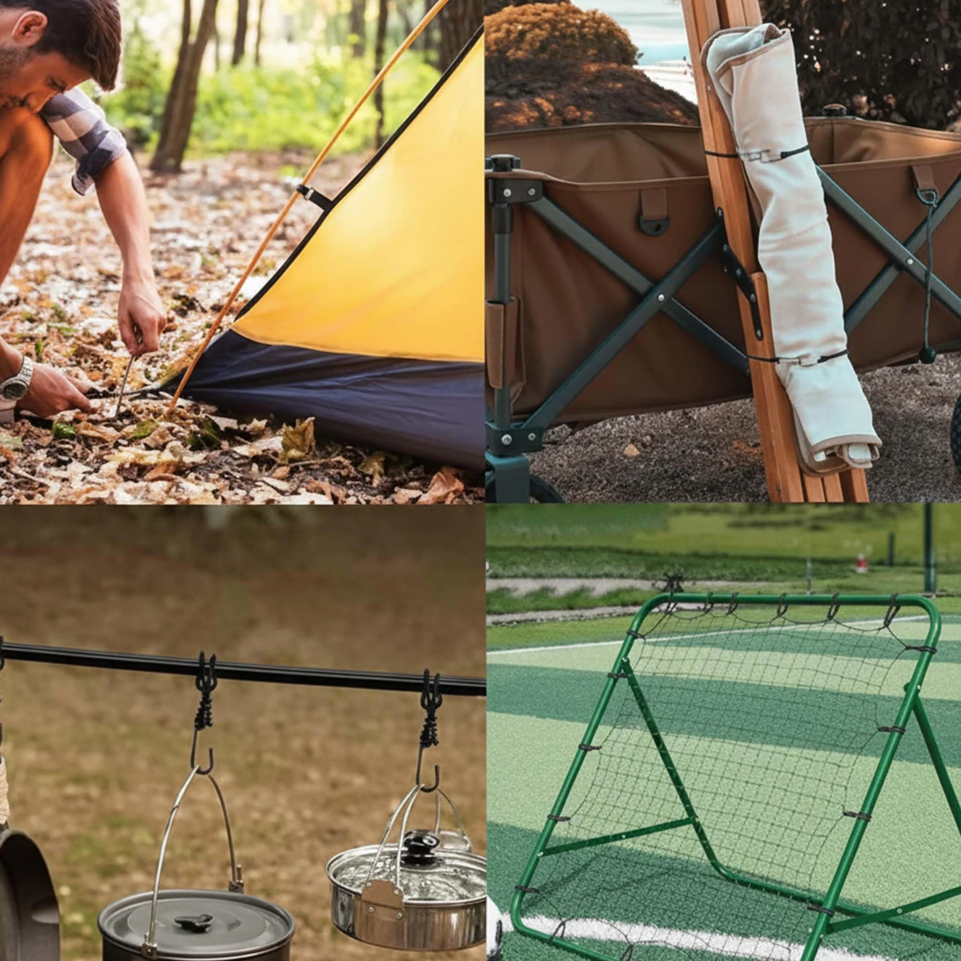 Offgridtec 25 gumowych elastycznych pasów 18 cm z haczykiem 5 mm uniwersalny do plandek i siatek przyczepy