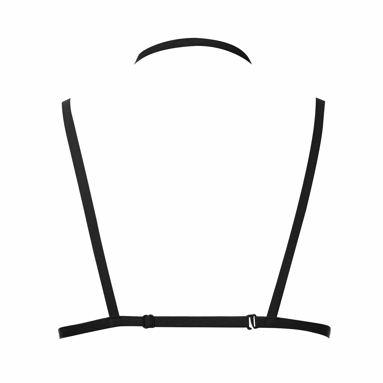 Reggiseno sexy in pizzo nero taglio regolabile elastico fascia all'ingrosso