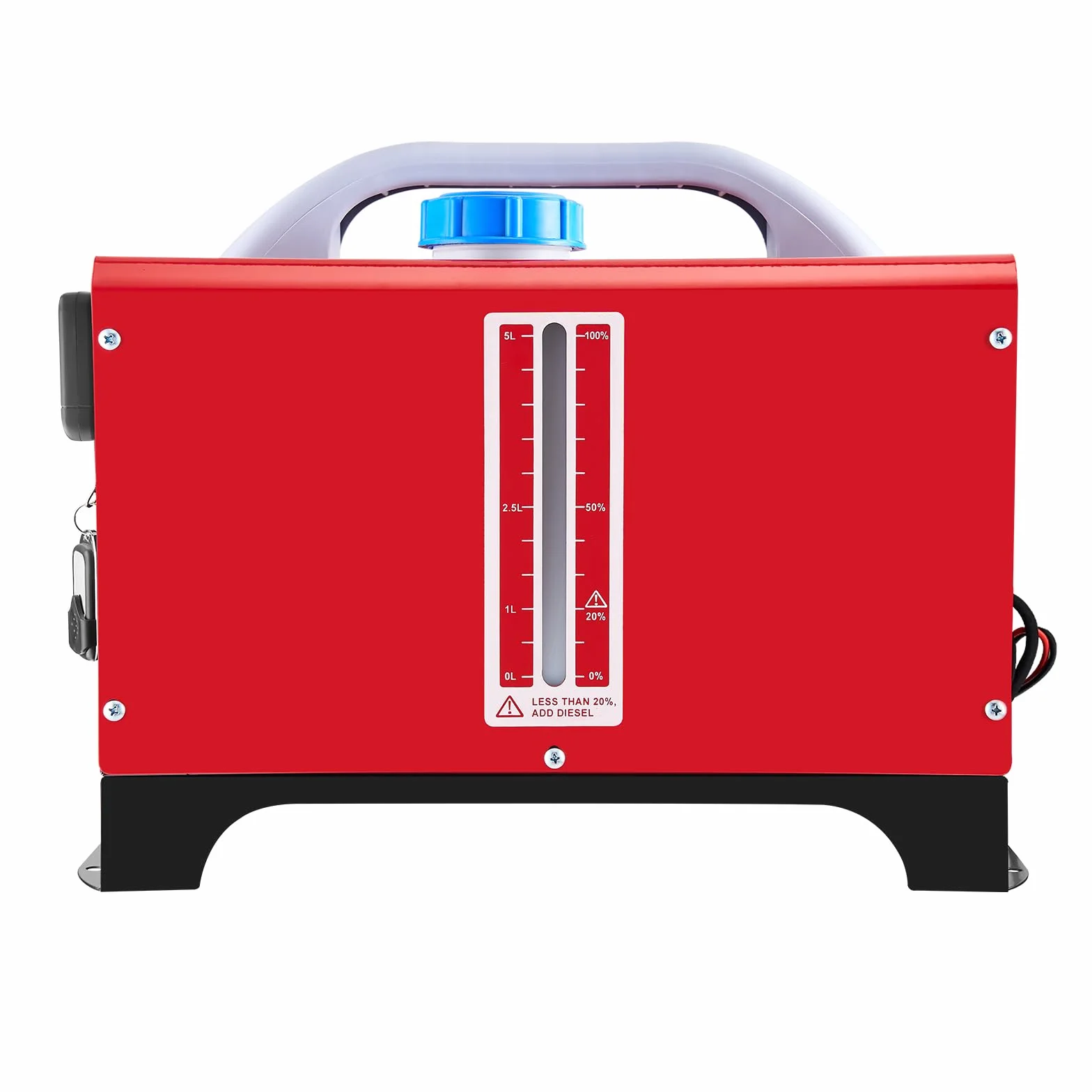 VEVOR 12V 8KW Riscaldatore ad Aria Diesel con LCD All in One Rosso