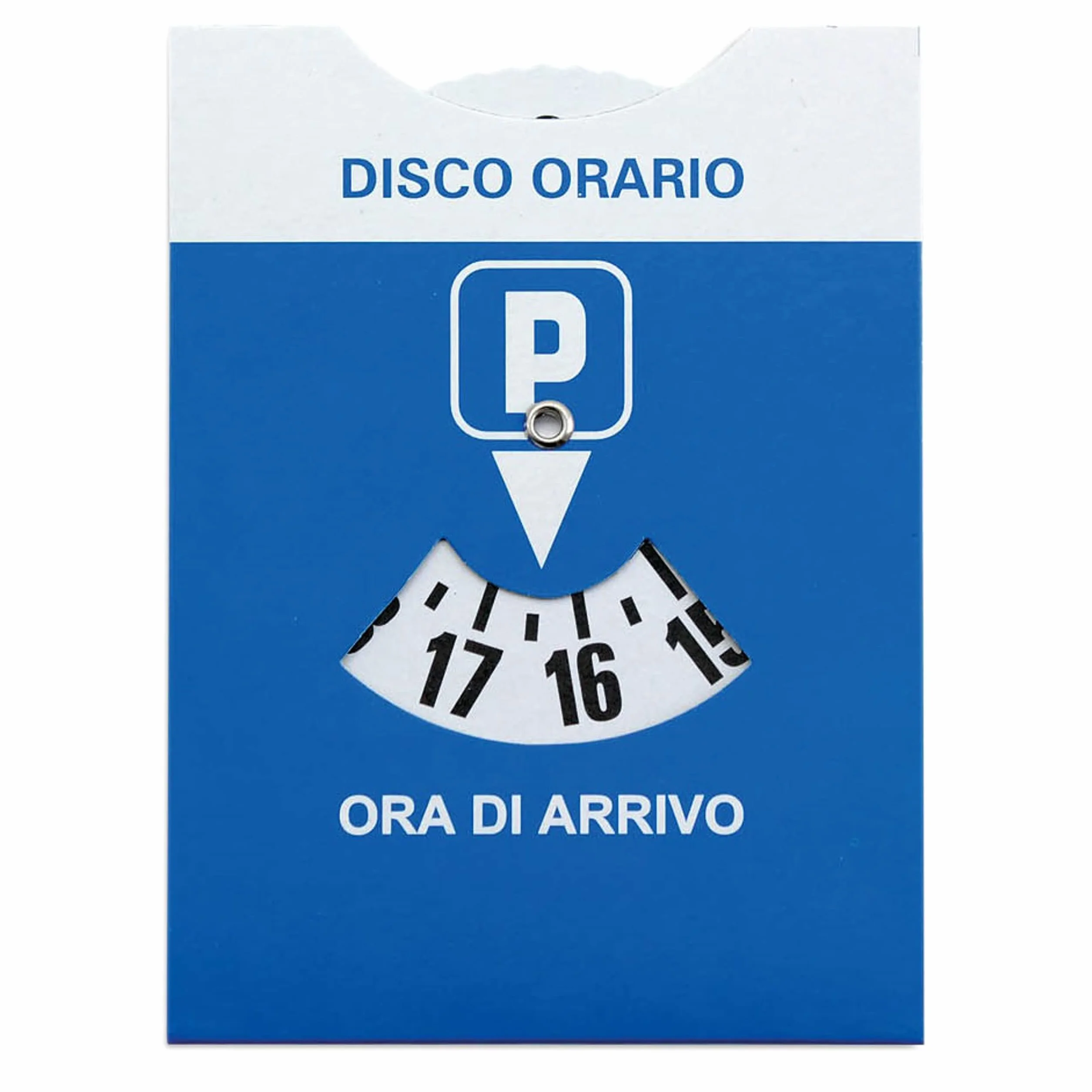 Disco ORARIO Maxi PVC Cm 11x14 z Bustiną Trasparente