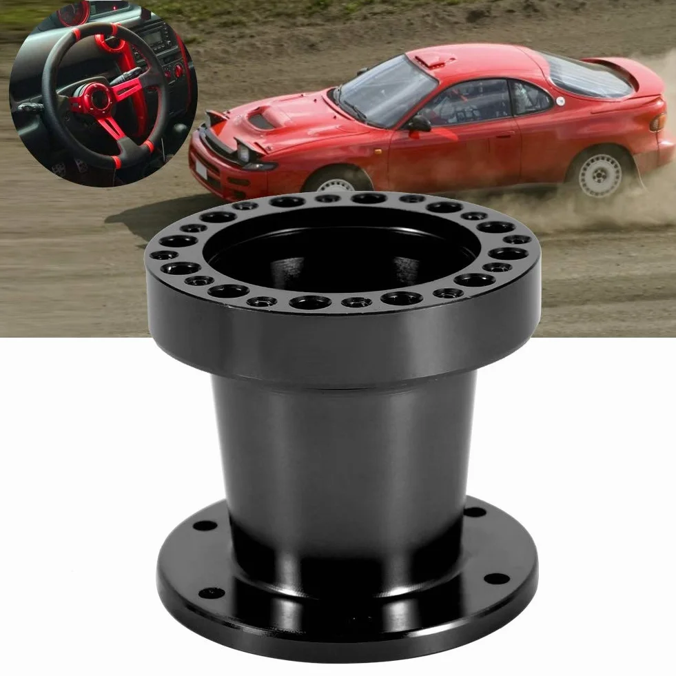 Mozzo volante universale 3 pollici in alluminio kit adattatore distanziale per auto