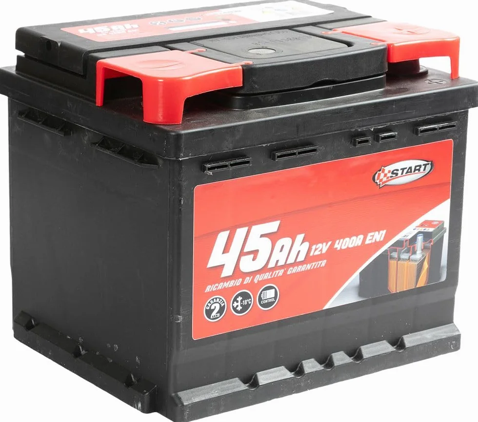 Batteria Auto 45AH 12V 400A polo positivo destro Cassetta L1