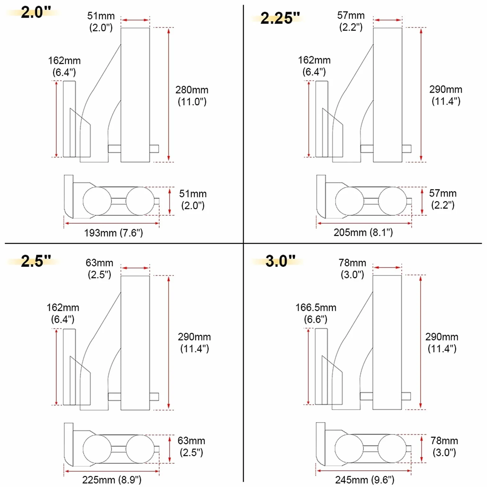 Silenziatori Valvola Doppia Con Telecomando Wireless Valvola Di Intercettazione Tubo Di Scarico Elettrica Kit Marmitta Tubo Di Scarico Universale 2" 2,25" 2,5" 3". Terminali Scarico
