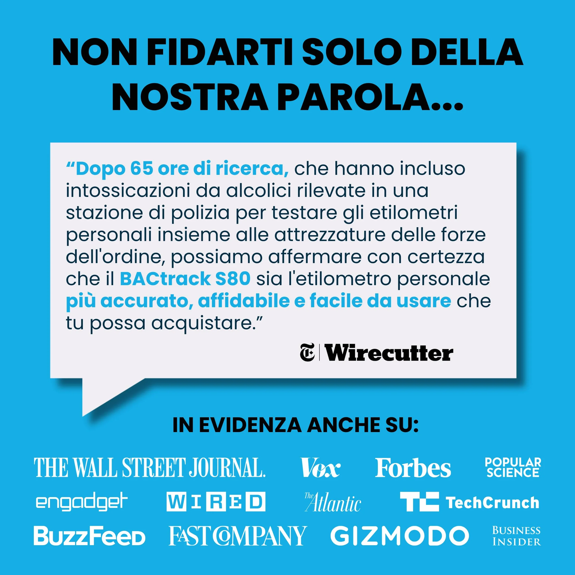 BACtrack Etilometro S80, Precisione di Livello Professionale, Approvato DOT & NHTSA, Approvato FDA 510(k), Etilometro Portatile per uso Personale e Professionale