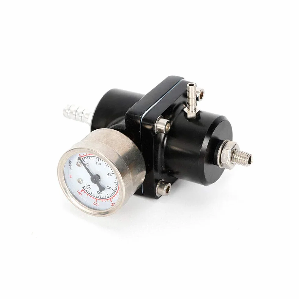 0 – 140 PSI regolatore di pressione della benzina regolabile con manometro