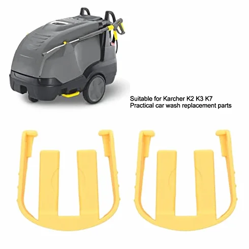 Rondella di Pressione con Connettore Rapido, 2 Pezzi, Fibbia Auto C Clip Ricambio compatibile con K2 K3 K7, Plastica Giallo, Accessorio Fissaggio Tubo