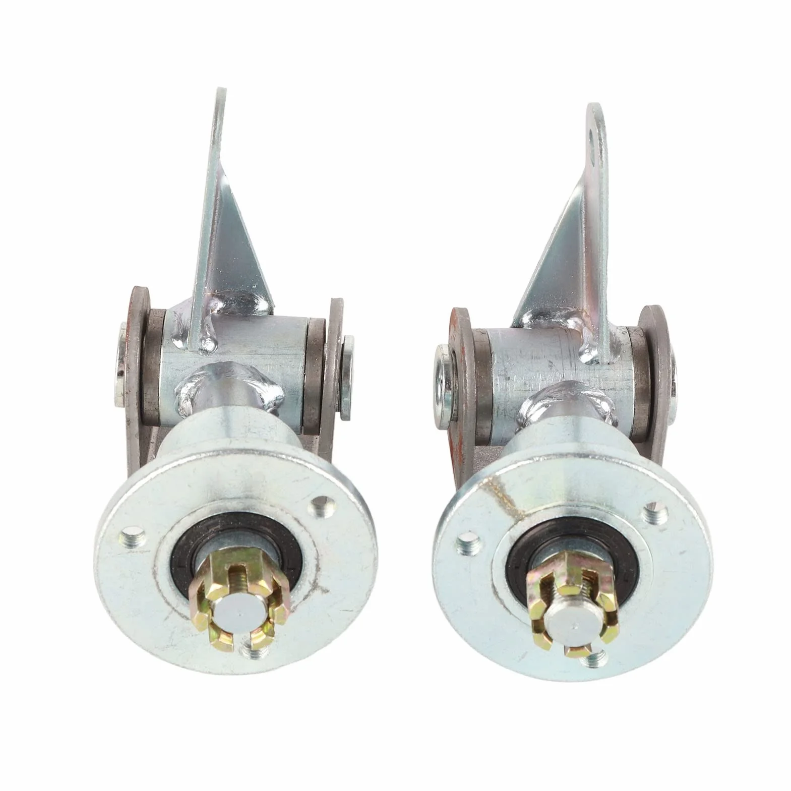 Ruote Go Kart Mandrino Sterzo Go Kart Mandrino Go Kart 17Mm 3 Prigionieri Ruota Anteriore Cuscinetto Flangia Fuso A Snodo Mandrino Per Pneumatici 5In Go Kart Atv Quad Bike