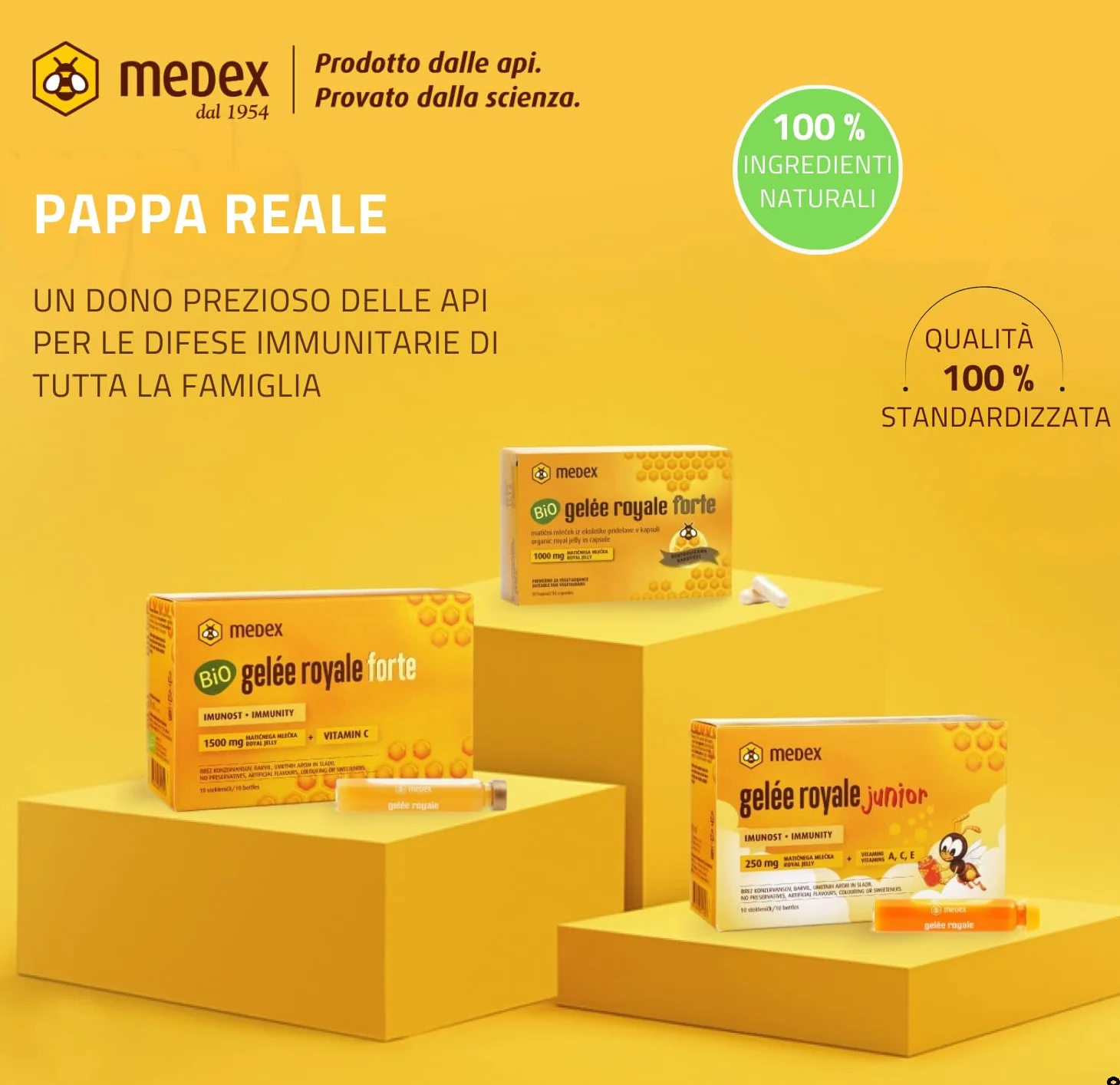 Medex Organic Geleé Royal FORTE 1000 mg liofilizzata capsule 30 pz
