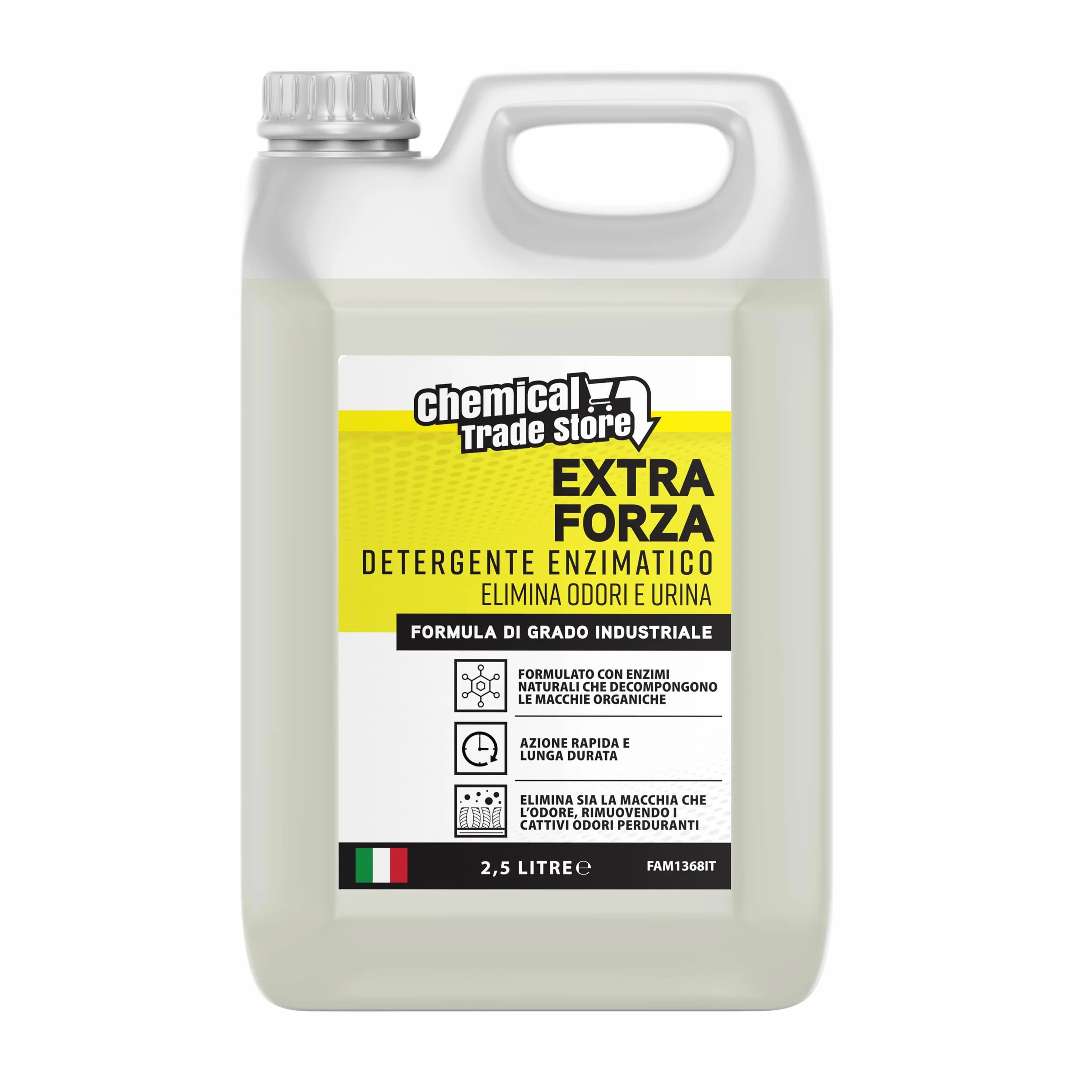 Rimuovi Odori & Urina Enzimatico 2,5 L - Eliminatore Professionale Macchie Odori Animali Domestici