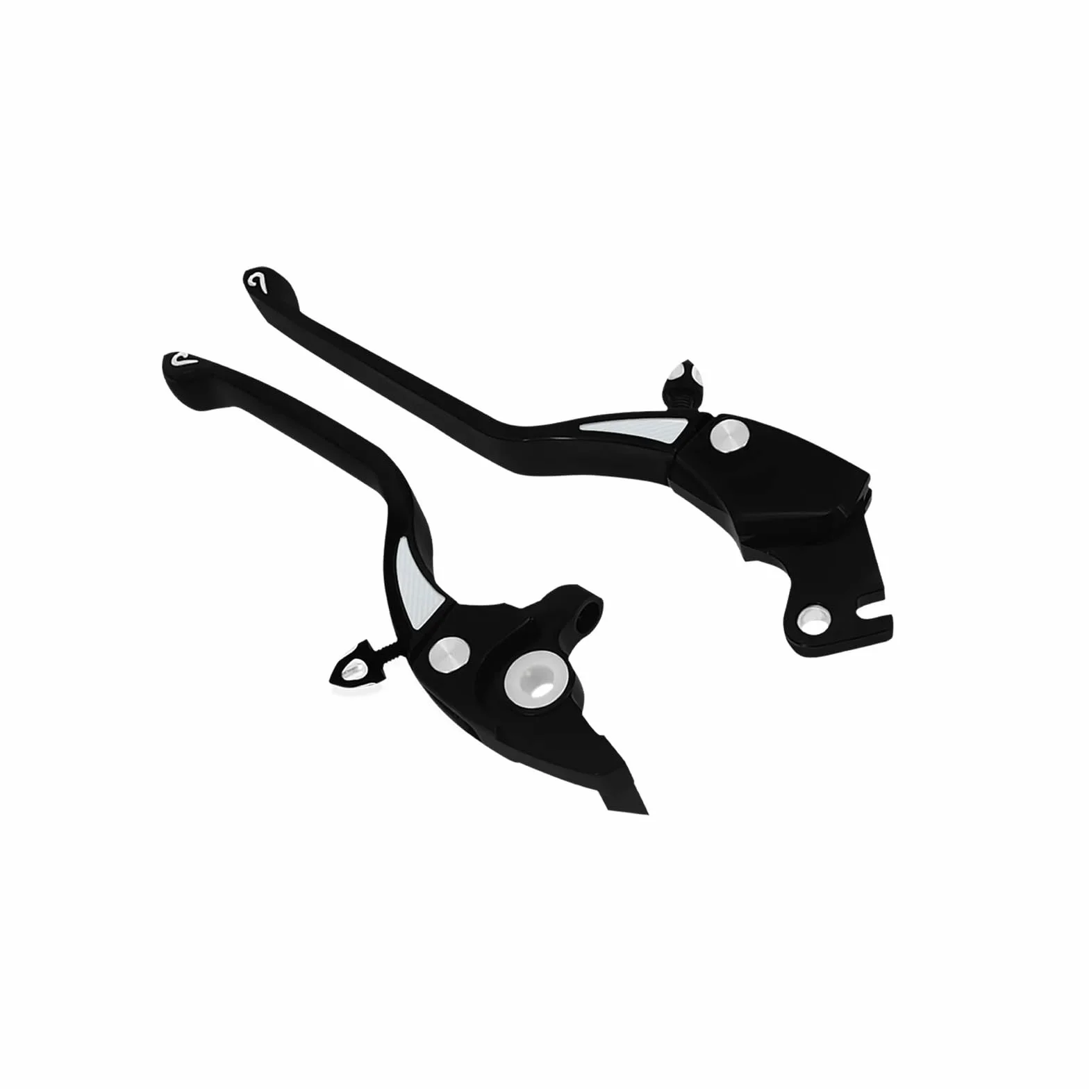 CNC Regolabile Leva Freno Frizione per Motocicletta Nera Harley Street 500 750 2016-2020