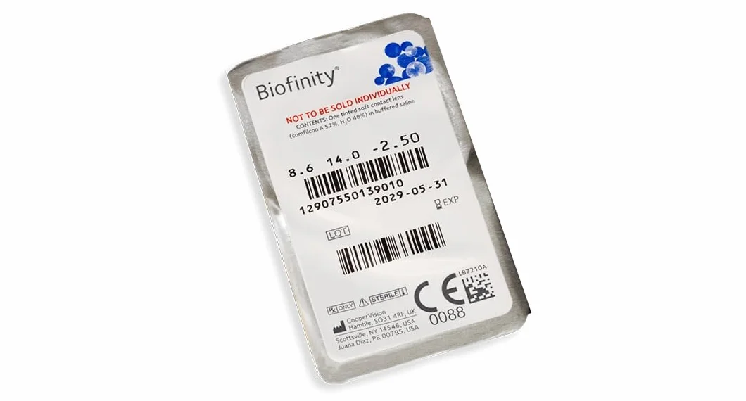 Biofinity Lenti Mensili Morbide R 8.6 D 14 6 Pezzi -4.50