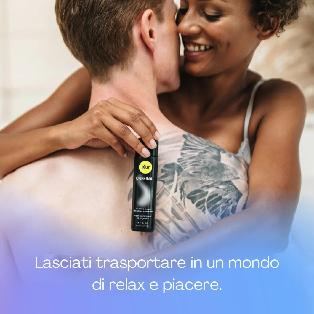 pjur ORIGINAL Gel lubrificante al silicone 100ml - lubrifica a lungo senza appiccicare, adatto ai preservativi