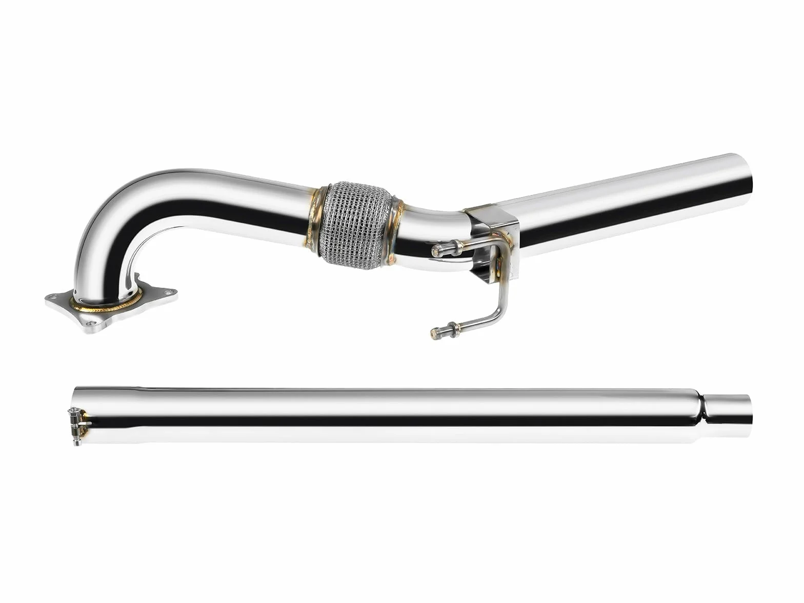 fmic.eu PERFORMANCE Downpipe per VOLKSWAGEN Scirocco 2.0 TSI Mk3 2009-2016 tubo di scarico Acciaio inossidabile Auto Tubo Scarico